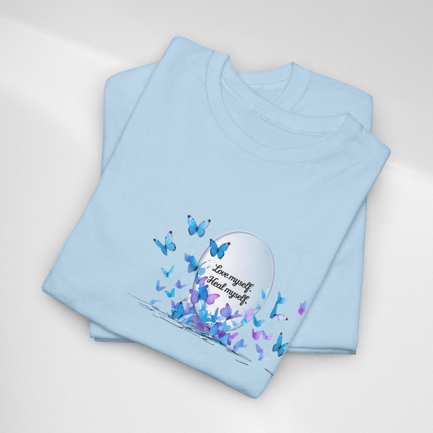 Butterfly Moon T-Shirt — "Strength Through Change" Inspirational Tee