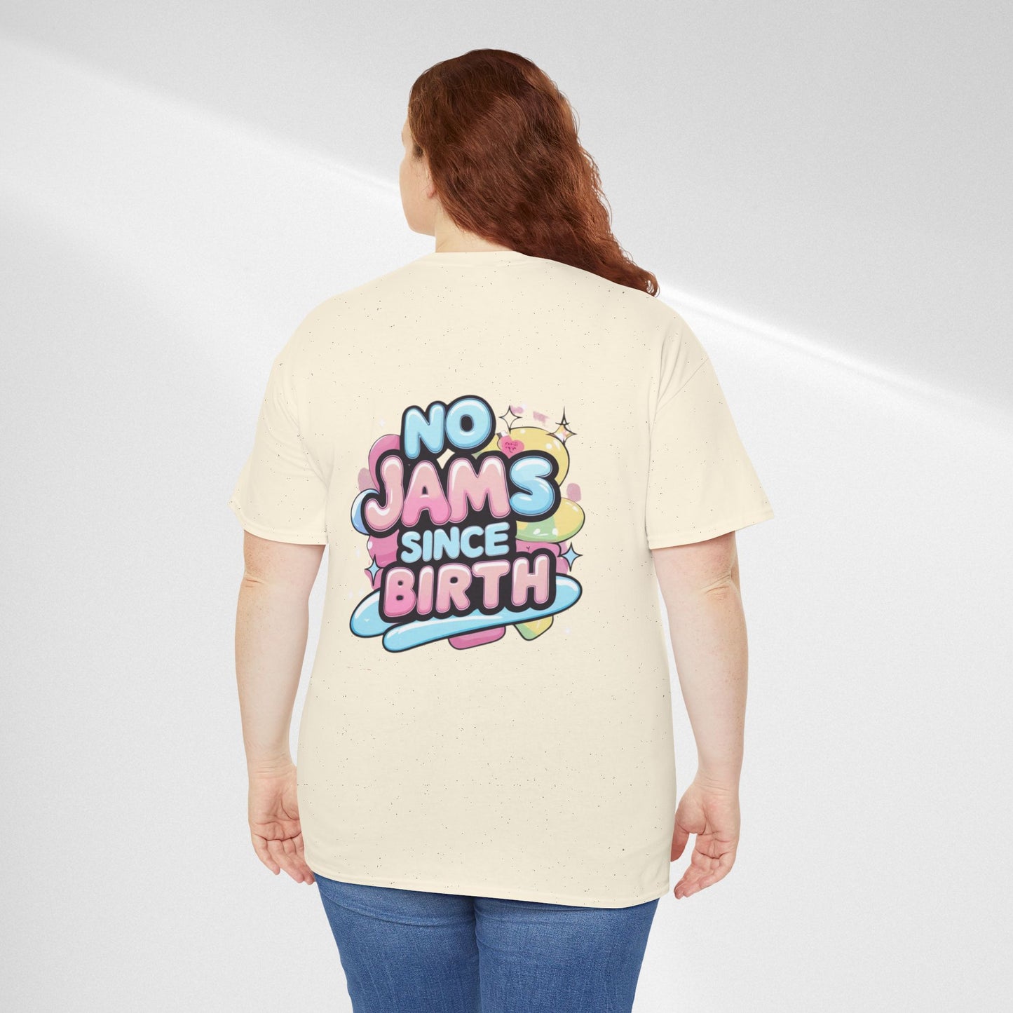 No Jams Since Birth T-Shirt — Cute Pastel Graphic Tee