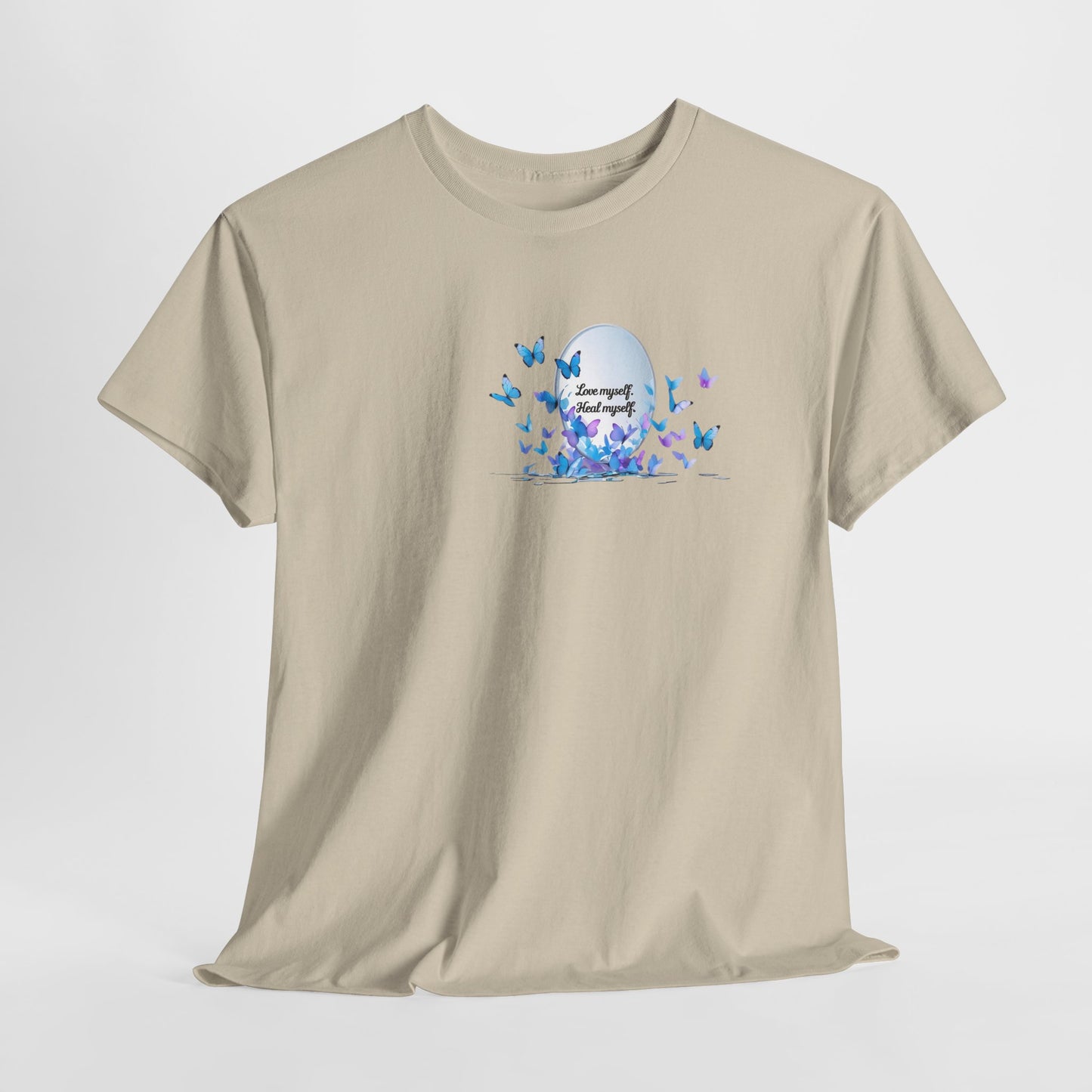 Butterfly Moon T-Shirt — "Strength Through Change" Inspirational Tee