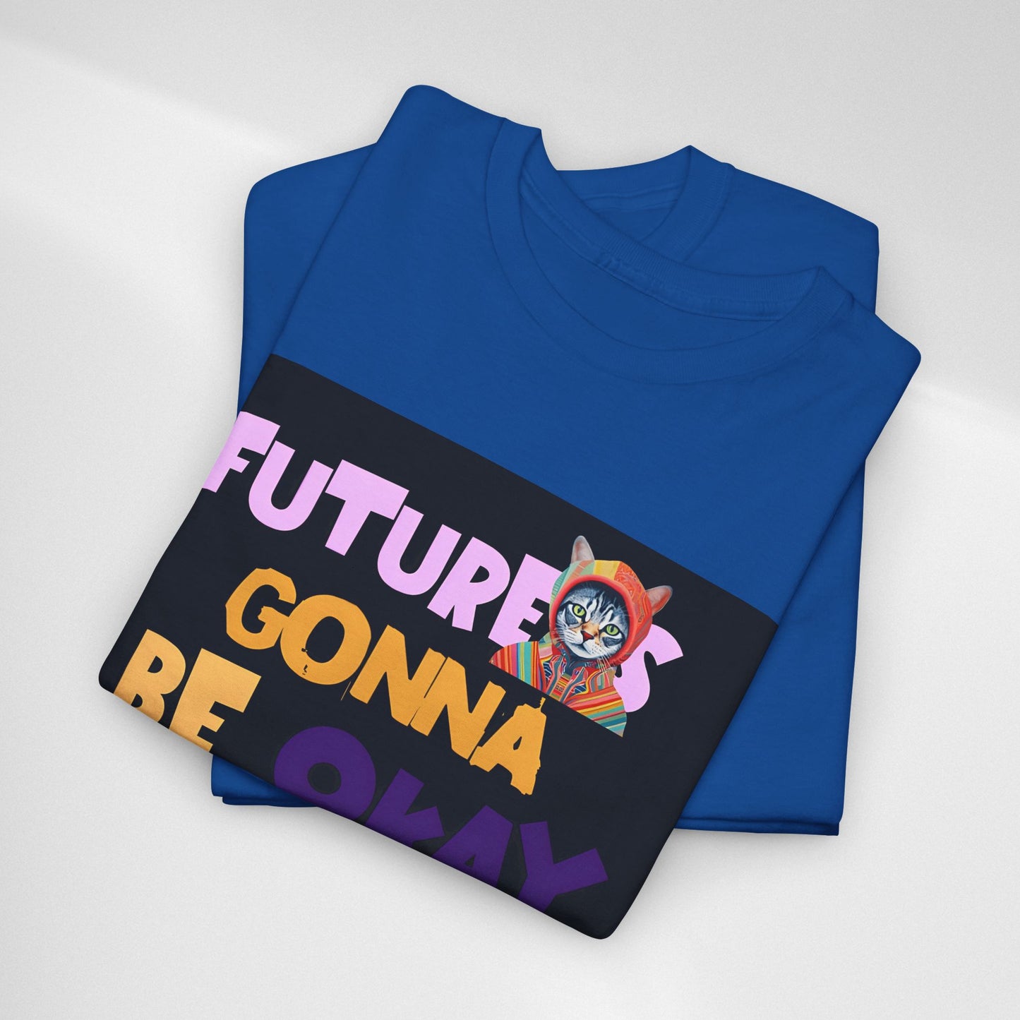 Future's Gonna Be Okay D-Day T-Shirt — Positive Retro Graphic Tee