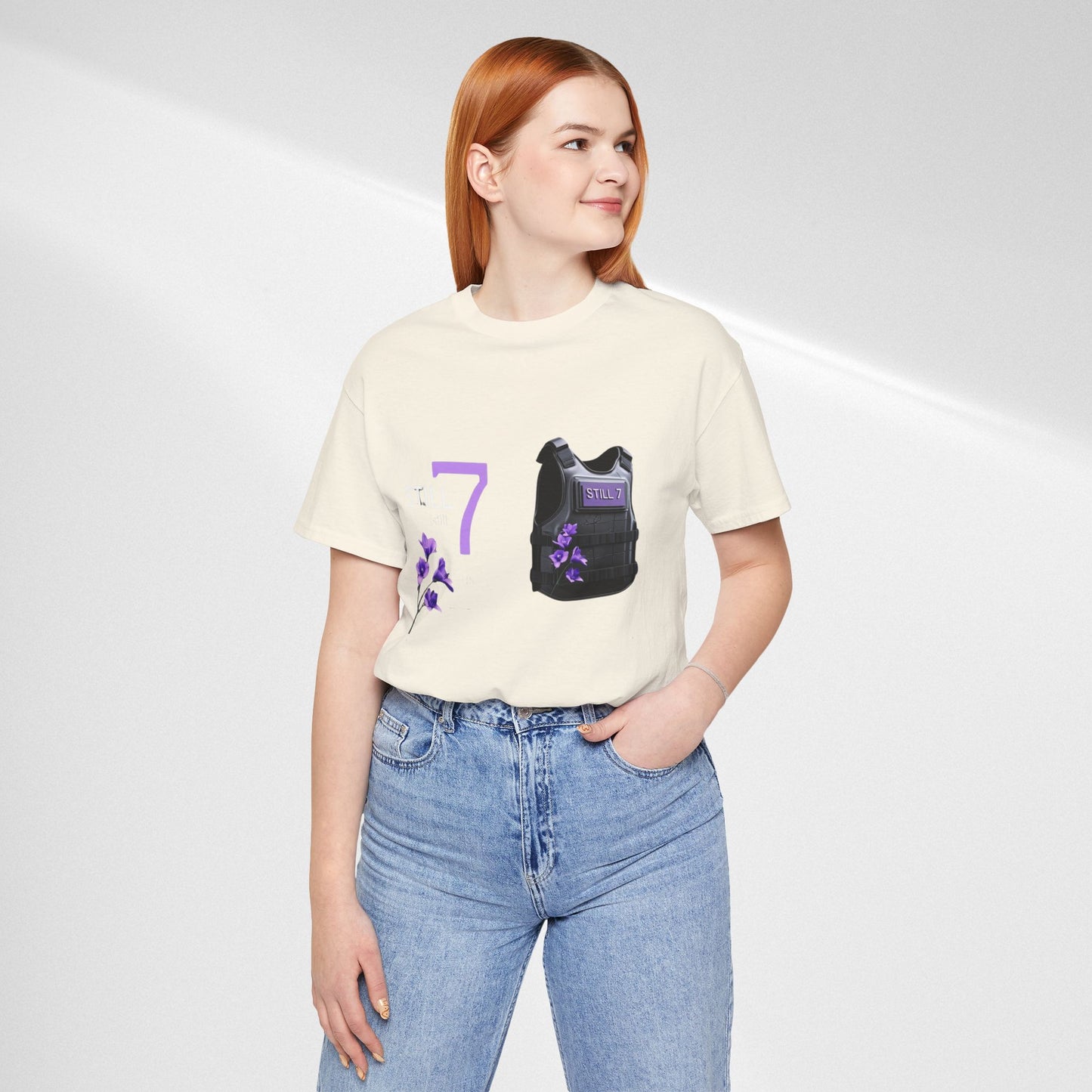 Bulletproof Vest Floral Tee — “I Am The Proof” Graphic T‑Shirt