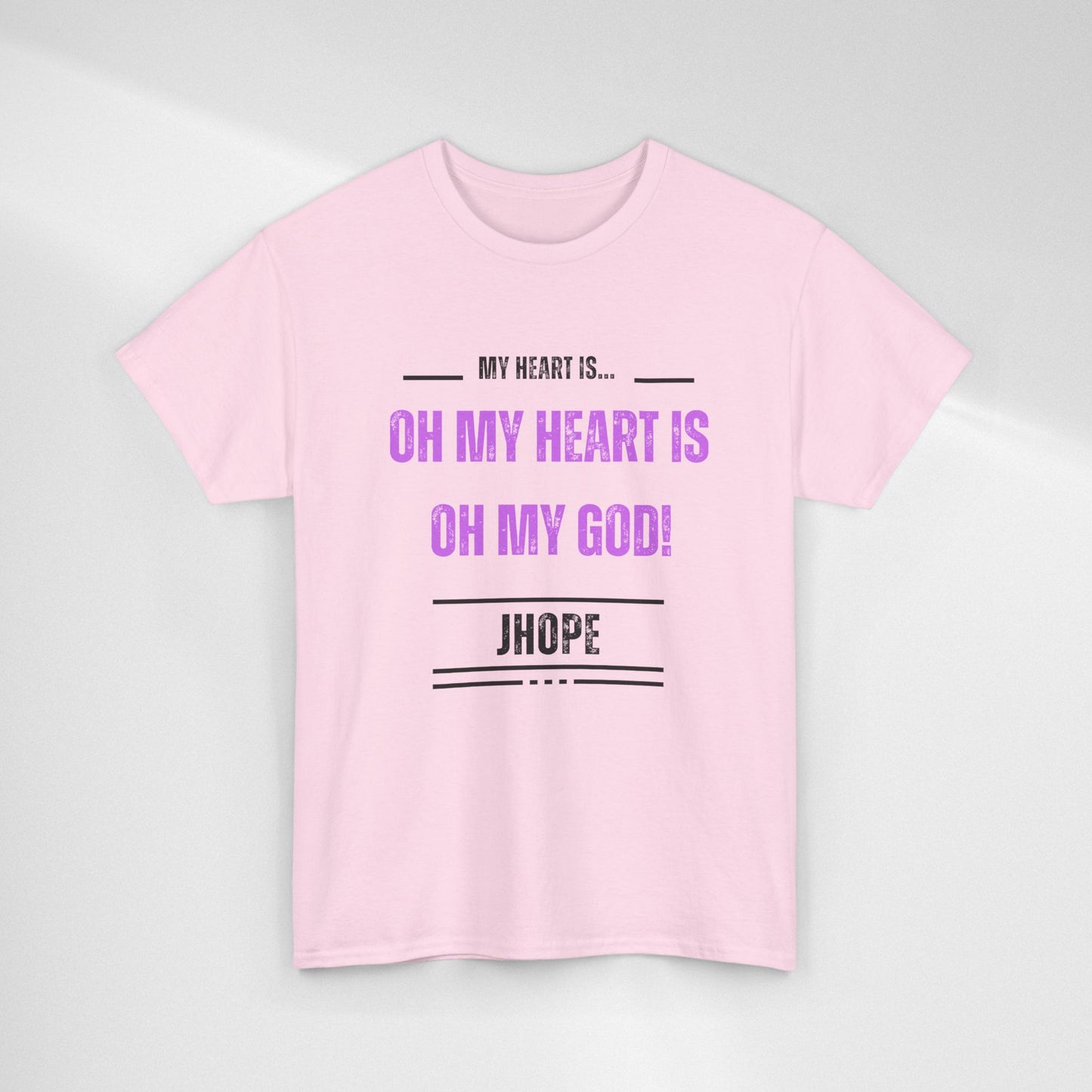 Graphic Tee — "Oh My Heart Is Oh My God!" J-Hope Fan Shirt