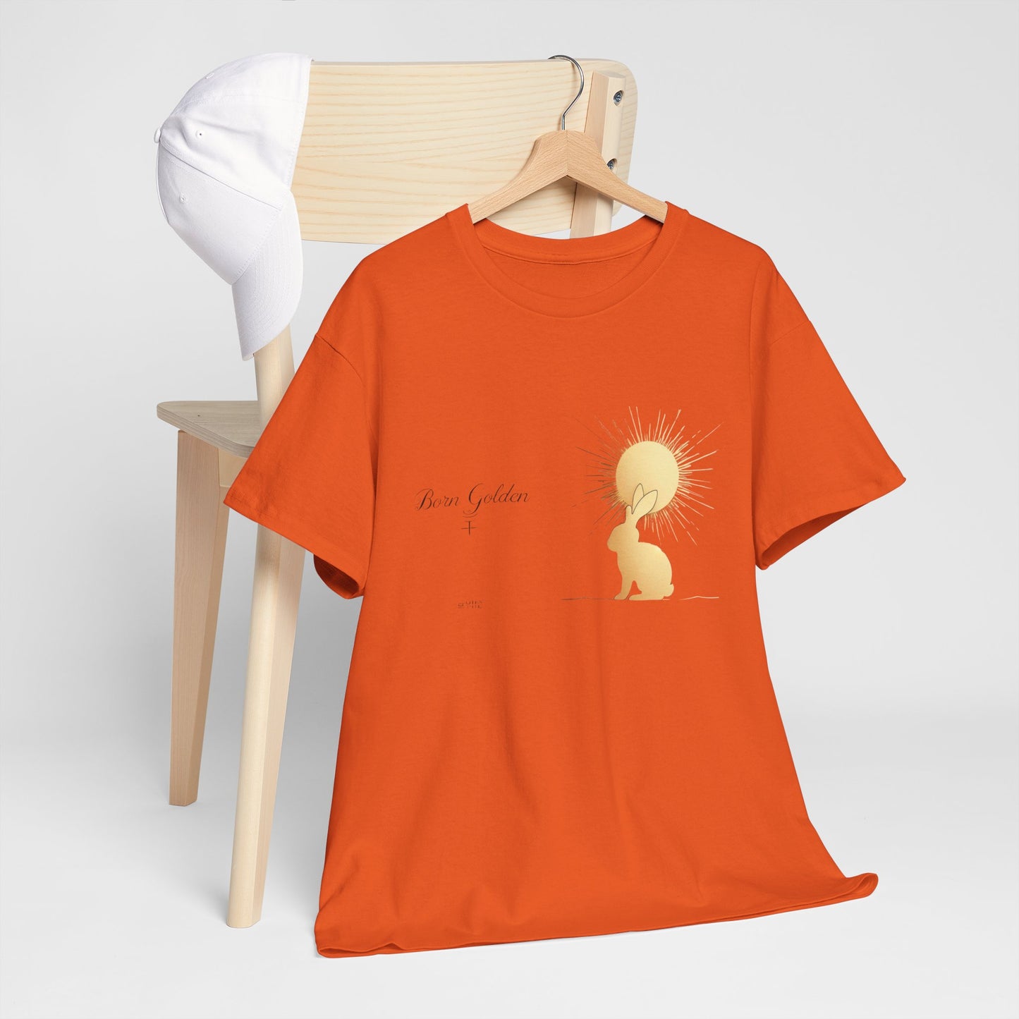 JK Golden Child T-Shirt — 'Born Golden' Cute Kids Illustration Tee
