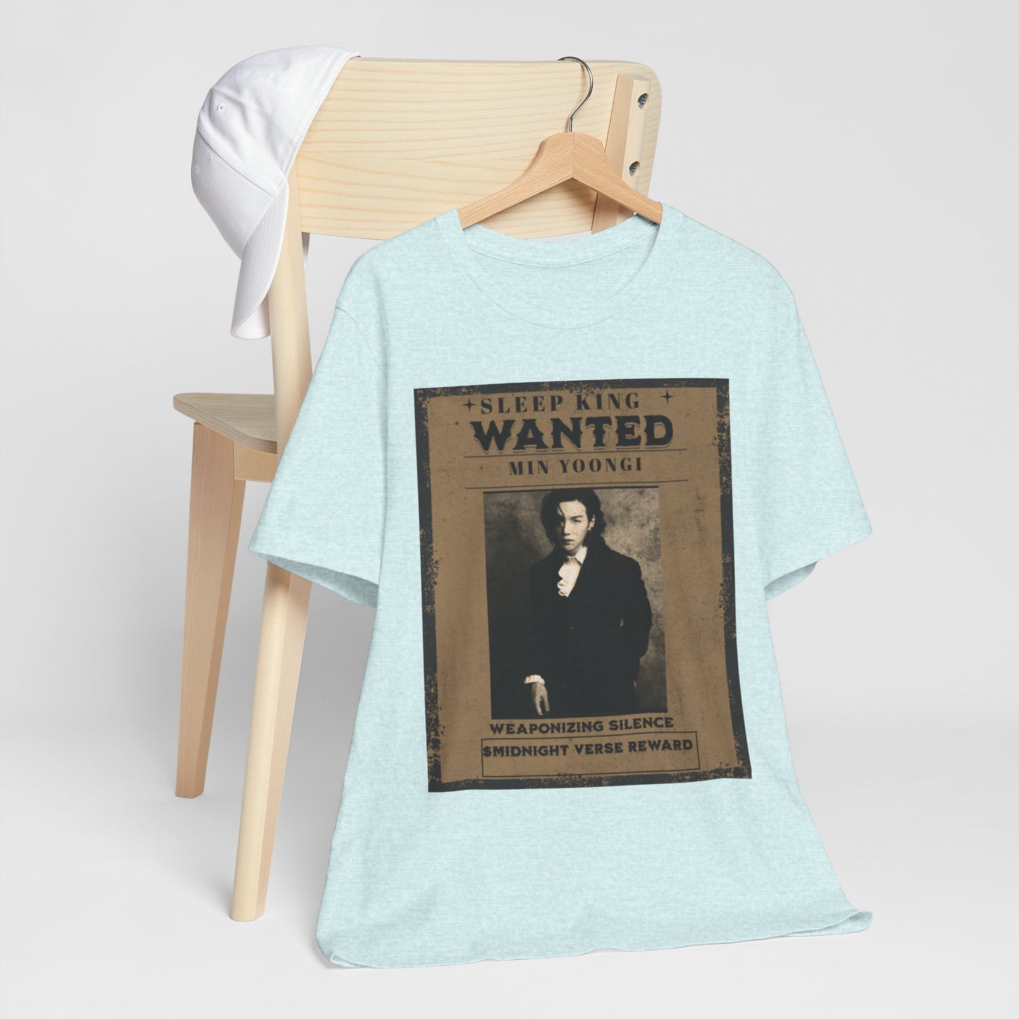 Sleep King Wanted Tee — Vintage 'Min Yoongi' Poster Shirt