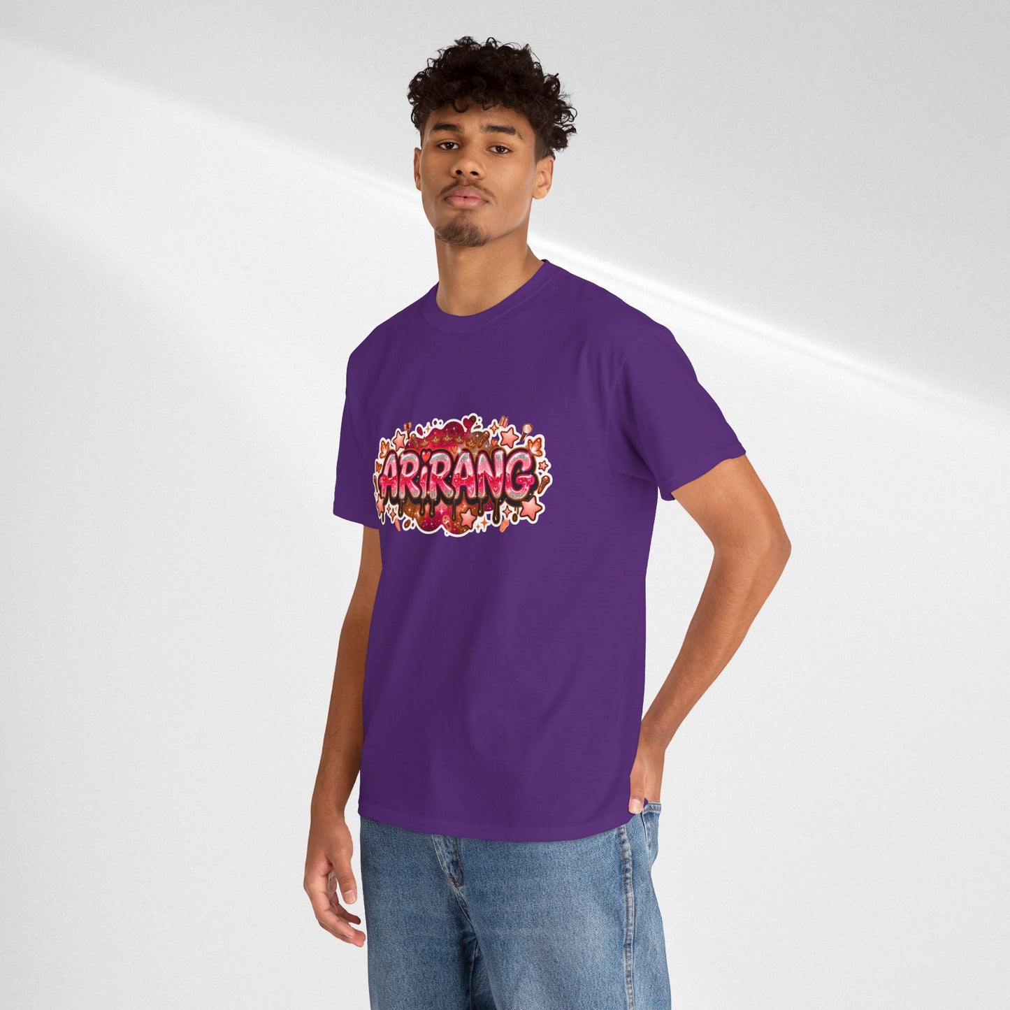 BTS Arirang Floral Graphic Tee - Korean Music Tribute Shirt