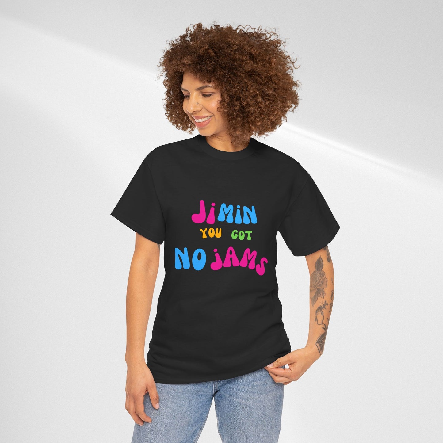 Jimin You Got No Jams T-Shirt — Colorful K-Pop Fan Tee