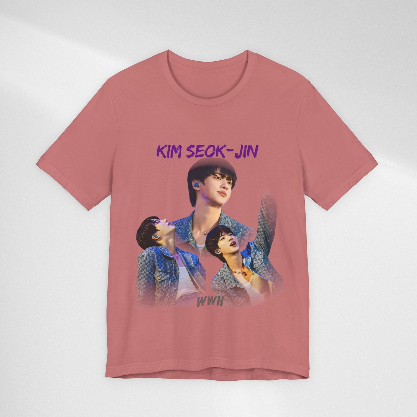 K-Pop Idol Photo Tee — 'Kim Seok-Jin' Graphic T-Shirt