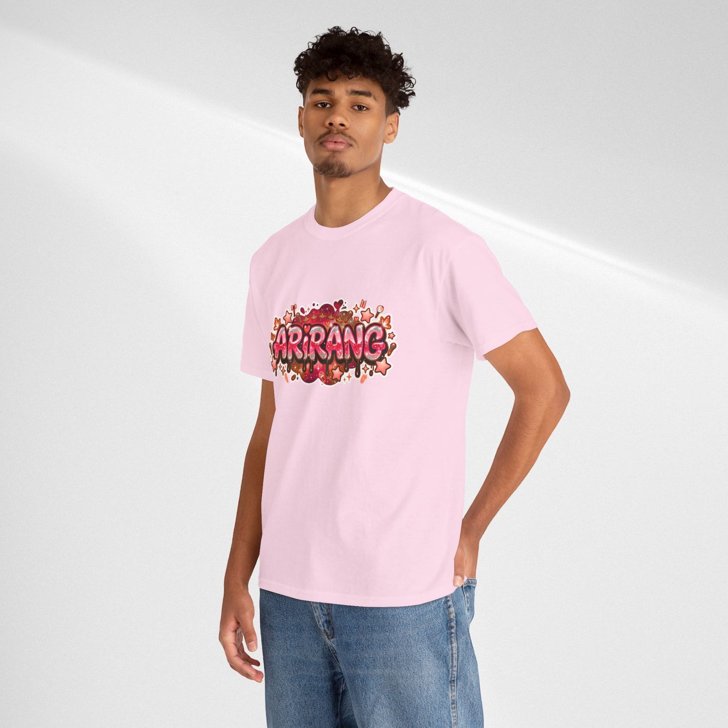 BTS Arirang Floral Graphic Tee - Korean Music Tribute Shirt