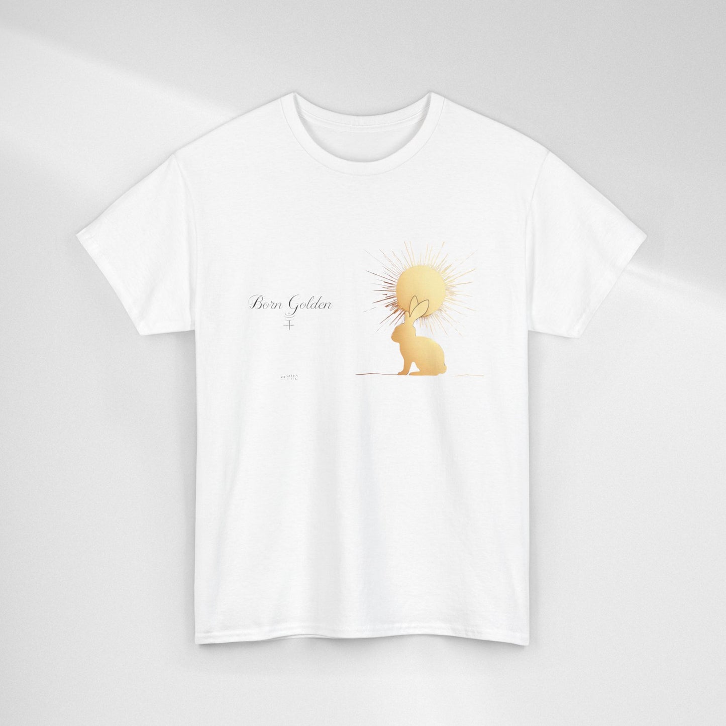 JK Golden Child T-Shirt — 'Born Golden' Cute Kids Illustration Tee