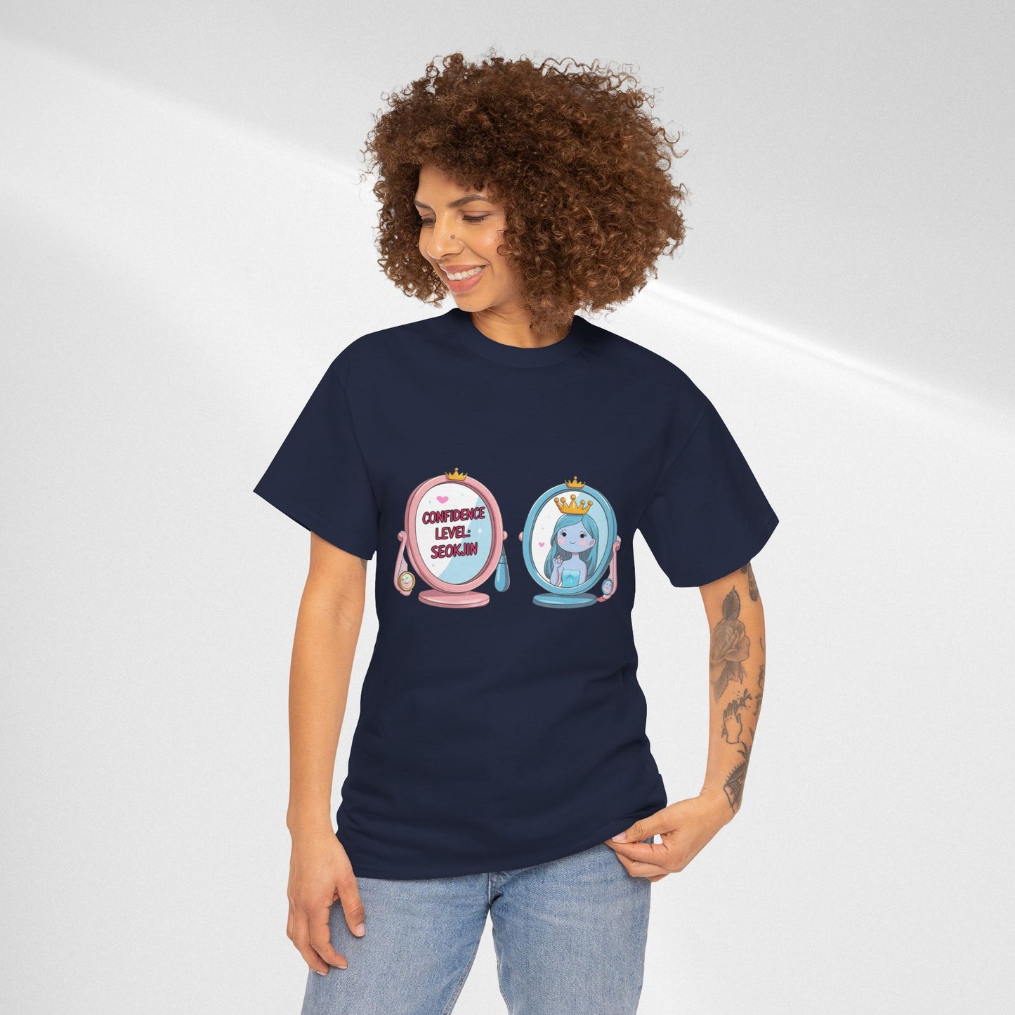 BTS Jin Confidence Level T-Shirt — Seokjin Fan Tee