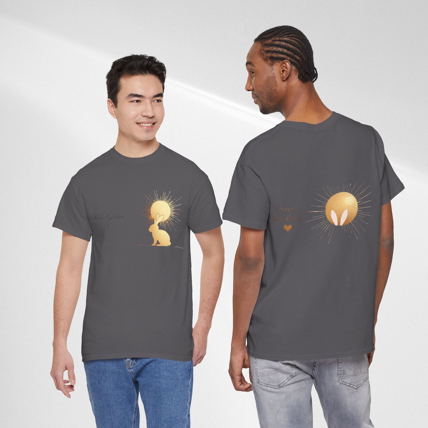 JK Golden Child T-Shirt — 'Born Golden' Cute Kids Illustration Tee