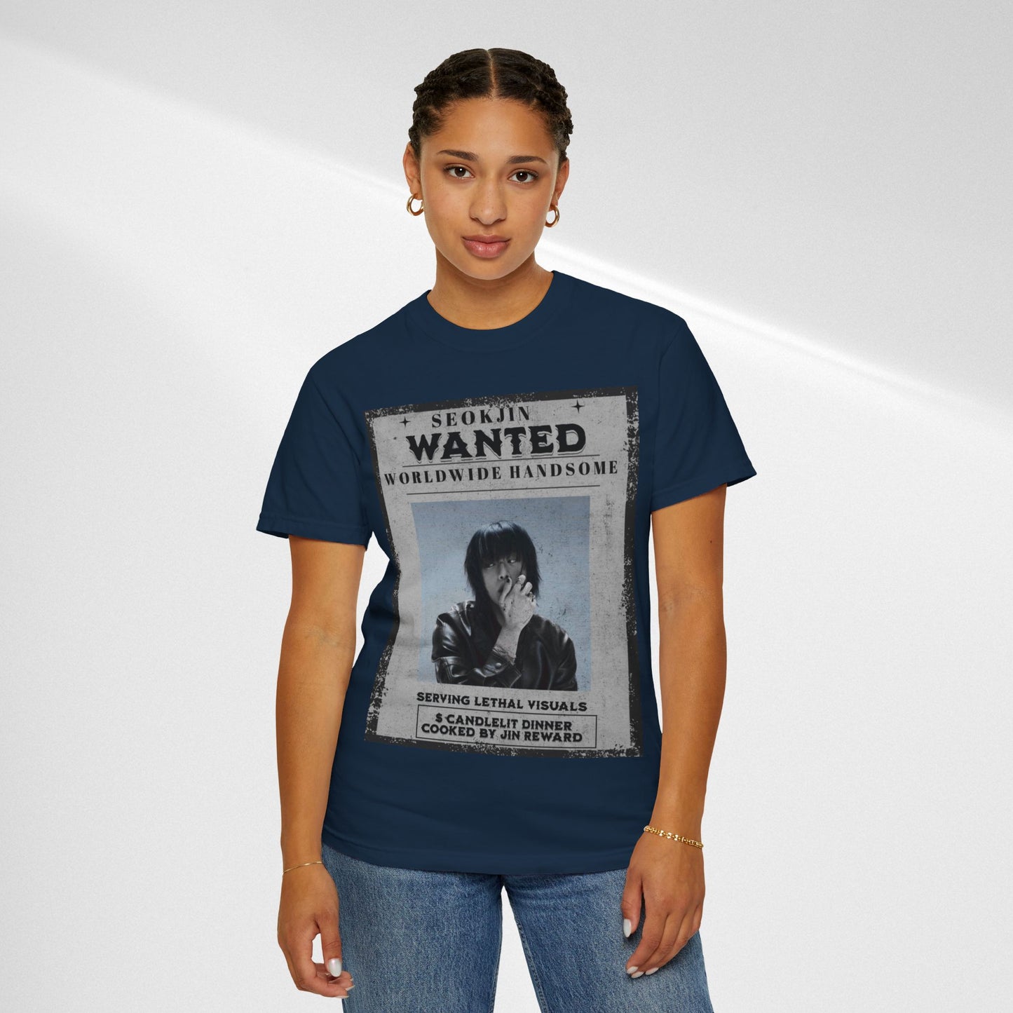 Seokjin "Wanted: Worldwide Handsome" Graphic T-Shirt