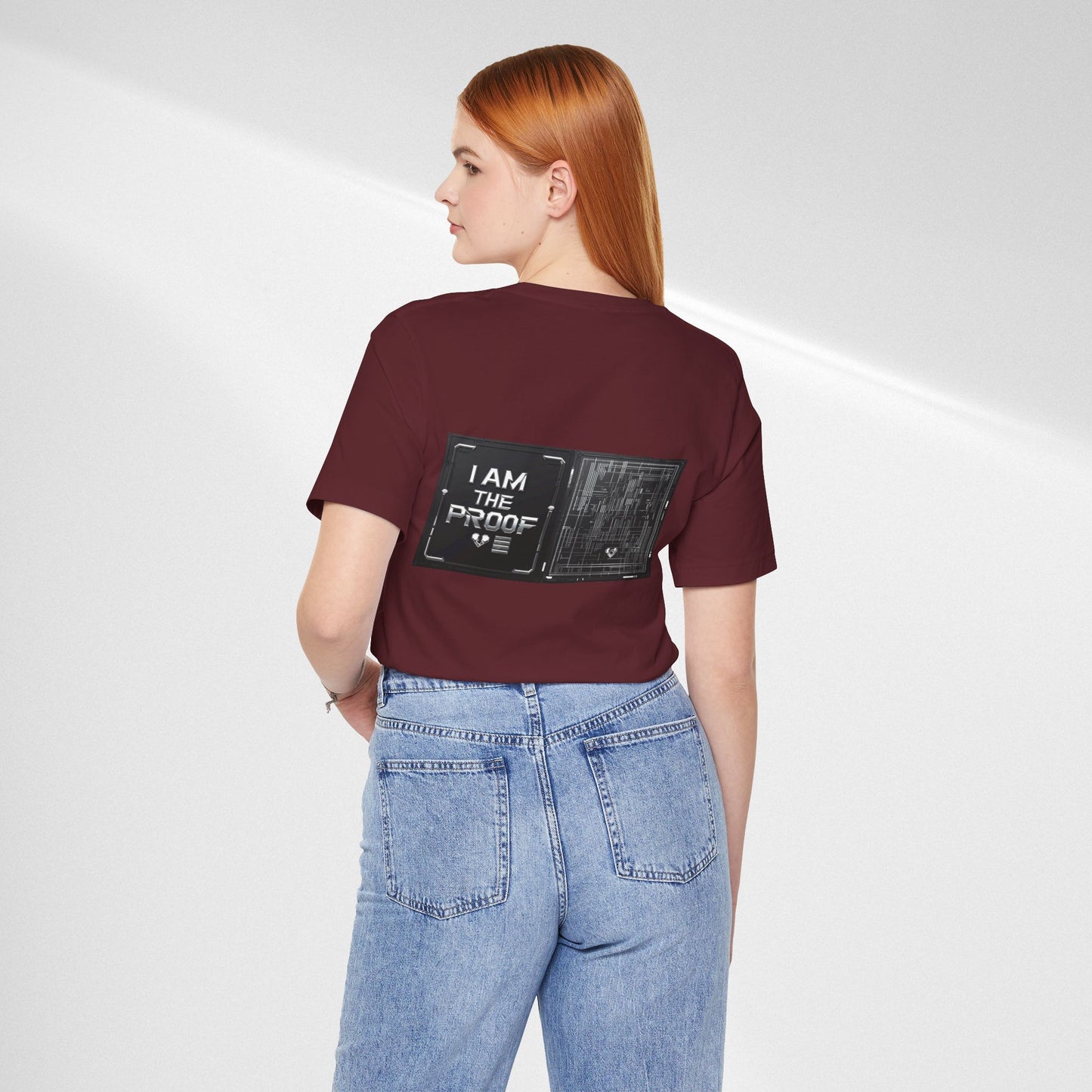 Bulletproof Vest Floral Tee — “I Am The Proof” Graphic T‑Shirt