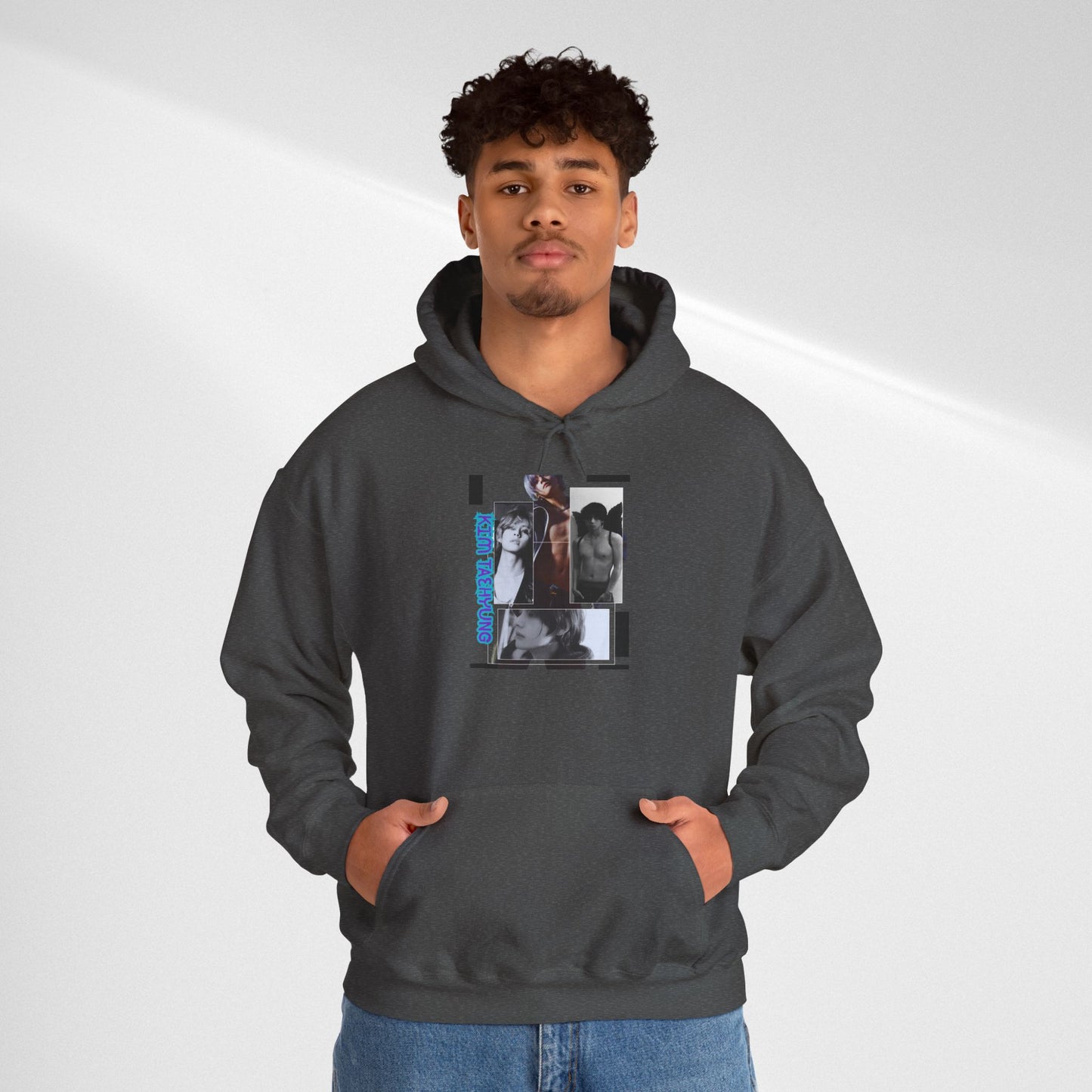 TAE Hoodie — Graphic Photo Collage 'Goth Romance' Streetwear Pullover