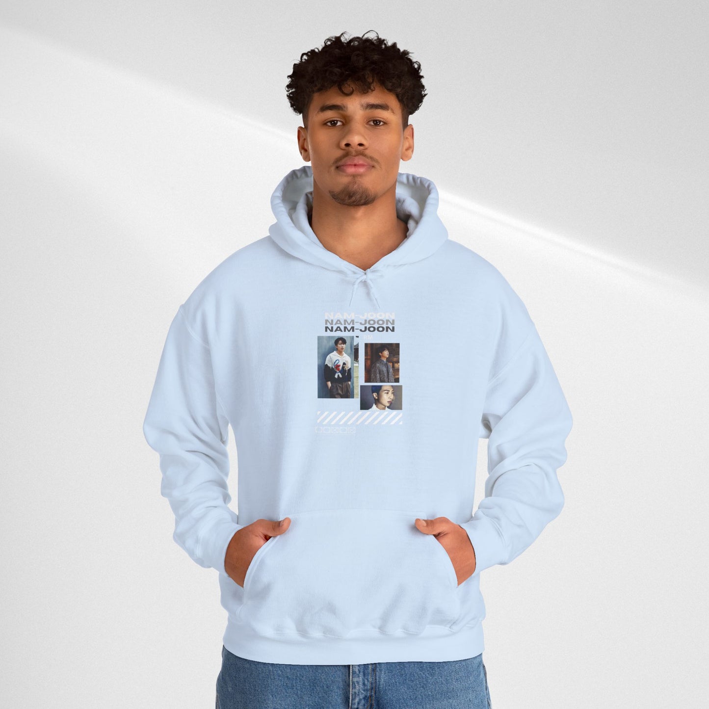 NAMJOON Hoodie — Retro Filmstrip Portrait Pullover
