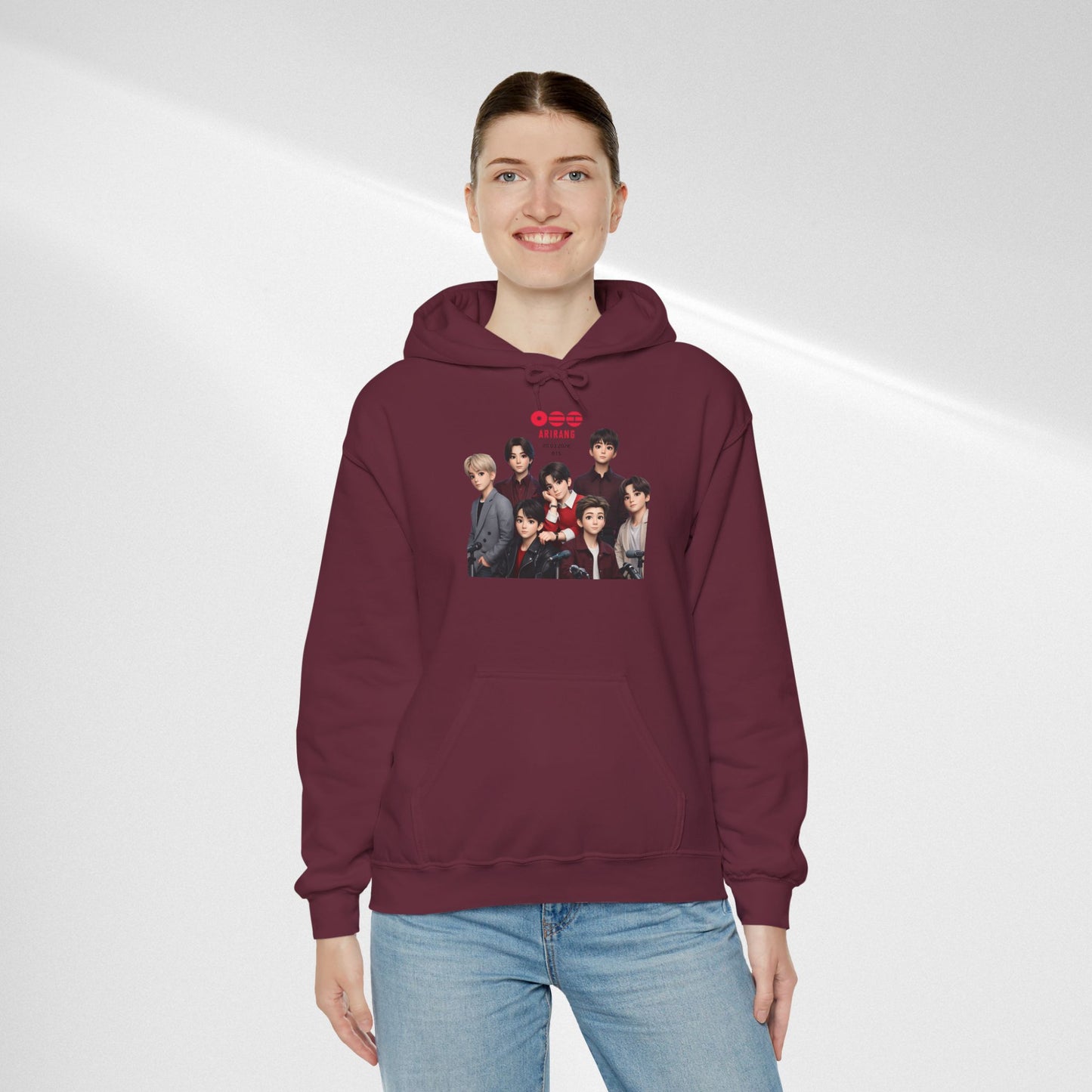 BTS Group Photo Hoodie – Korean Boy Band Pullover