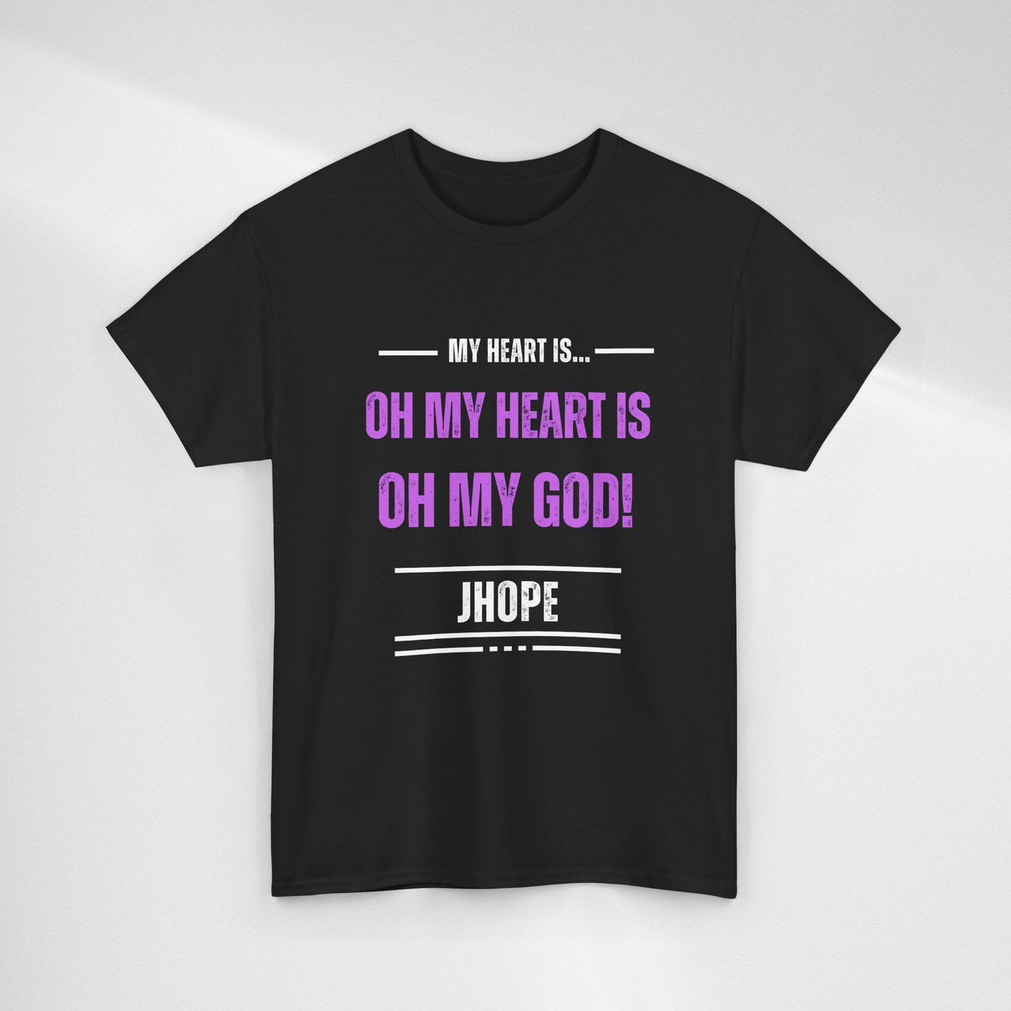Graphic Tee — "Oh My Heart Is Oh My God!" J-Hope Fan Shirt