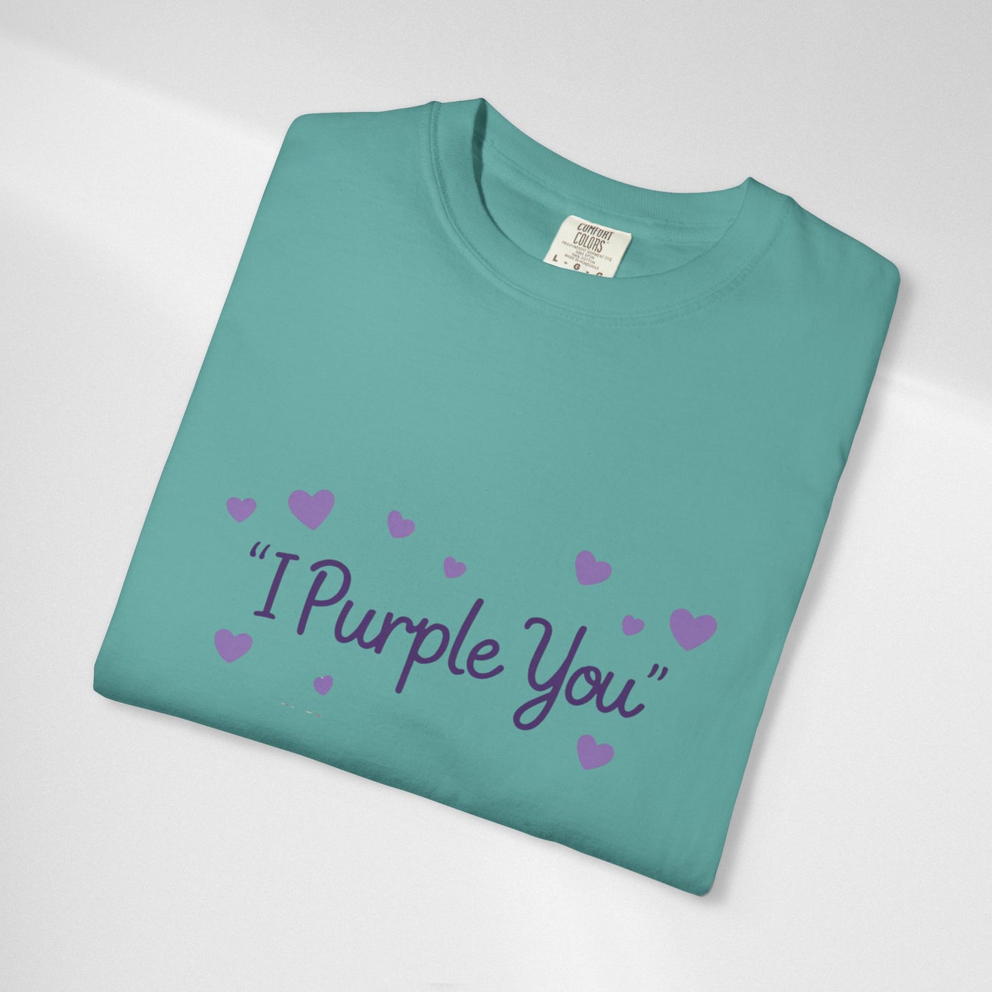 I Purple You T-Shirt — Cute Purple Hearts Valentine Tee