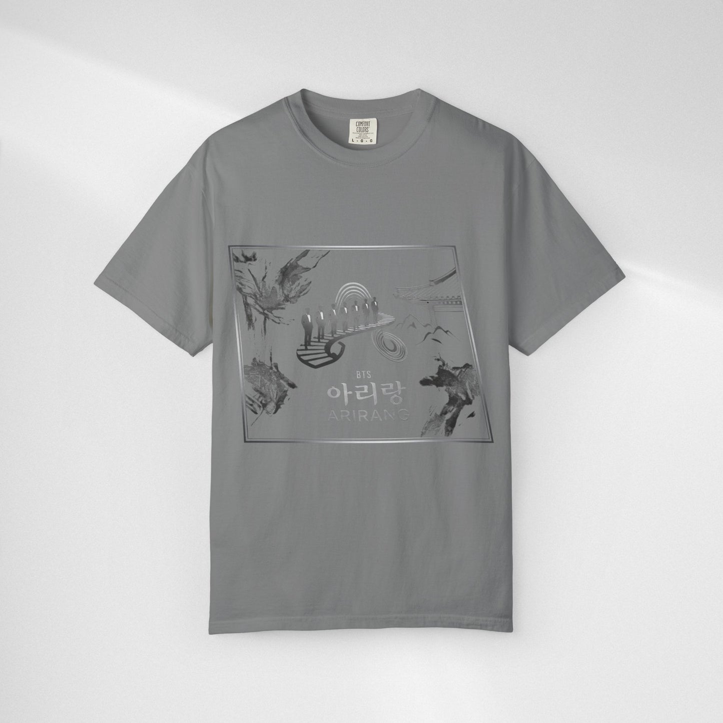 BTS Arirang Graphic T-Shirt — Korean Folklore Illustration Tee