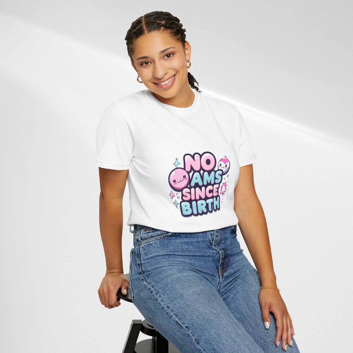 No JAMs Since Birth T-Shirt — Cute Kawaii 'No JAMs Since Birth' Graphic Tee