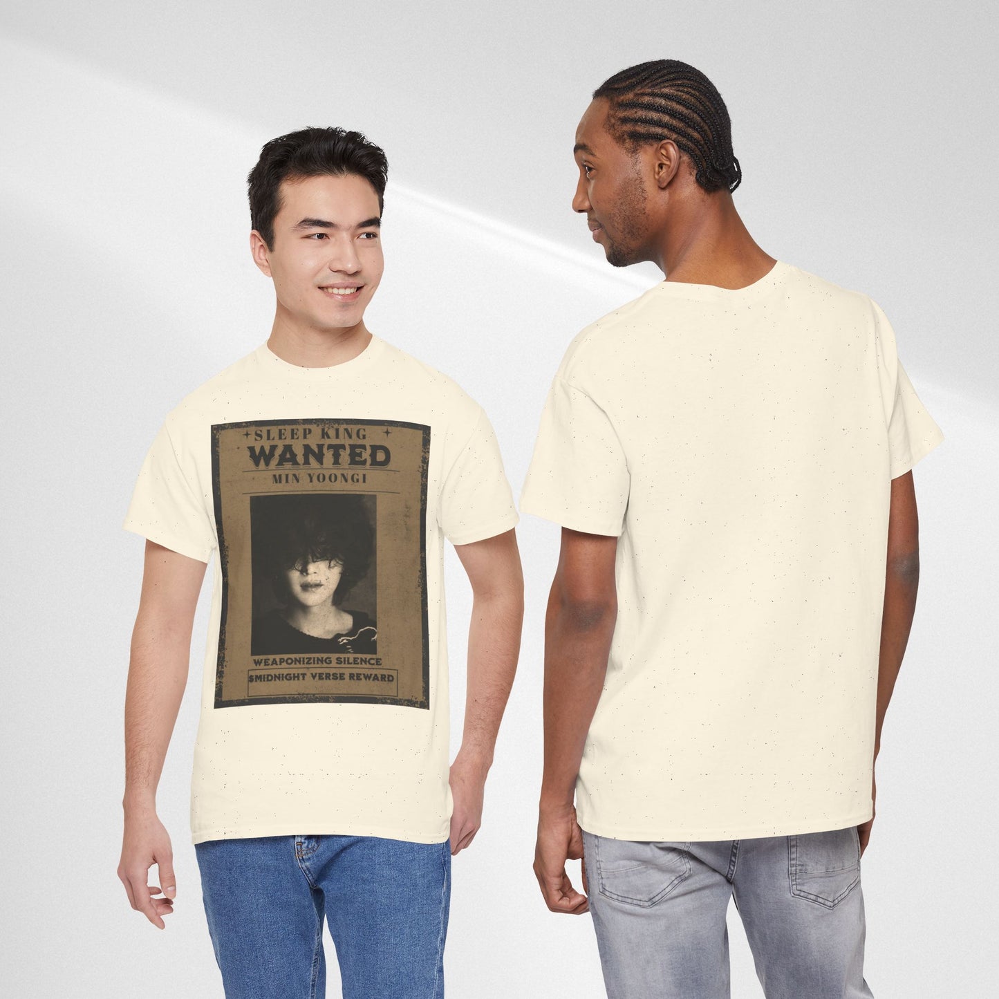 Suga Vintage “Sleeping Wanted” Retro Poster T-Shirt