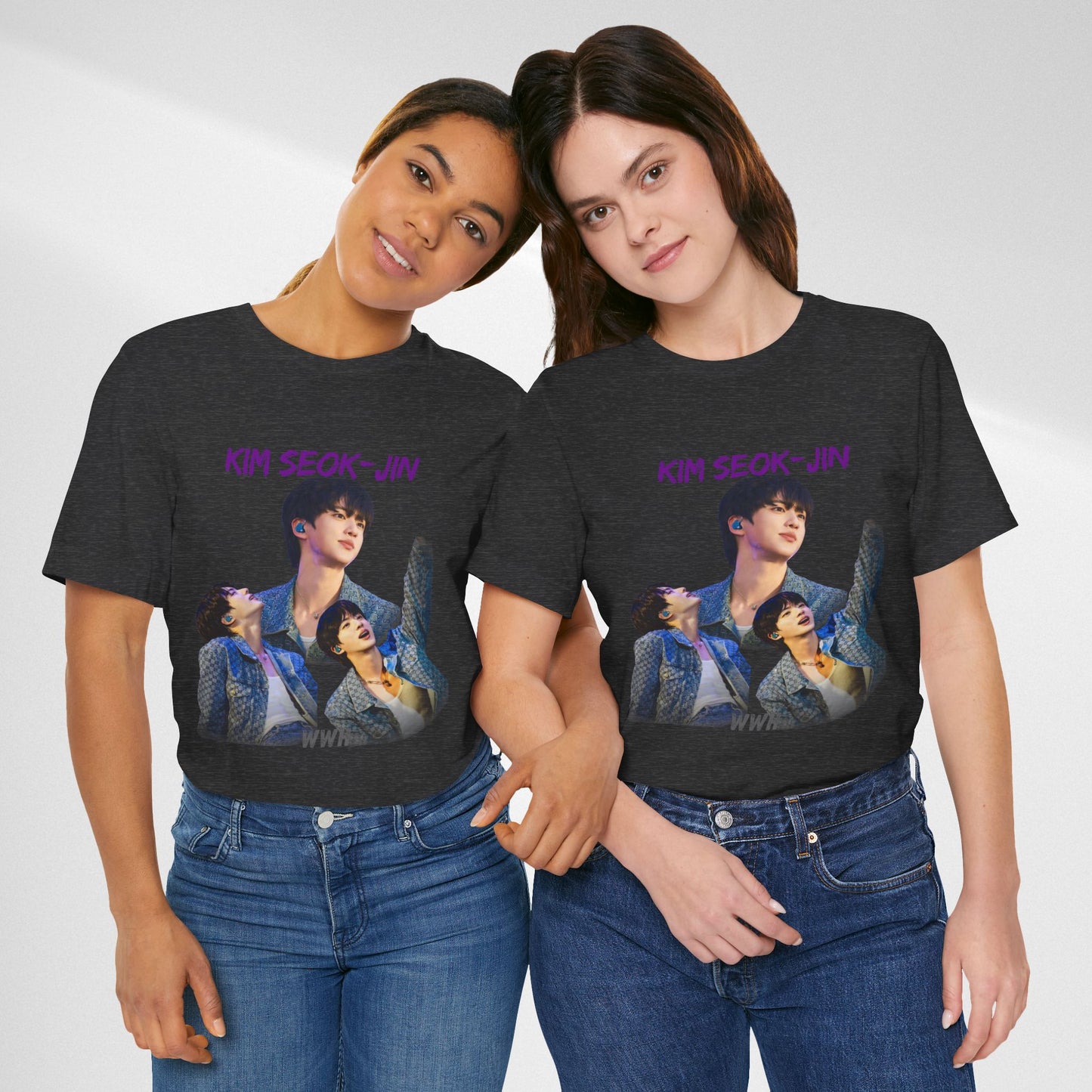 K-Pop Idol Photo Tee — 'Kim Seok-Jin' Graphic T-Shirt