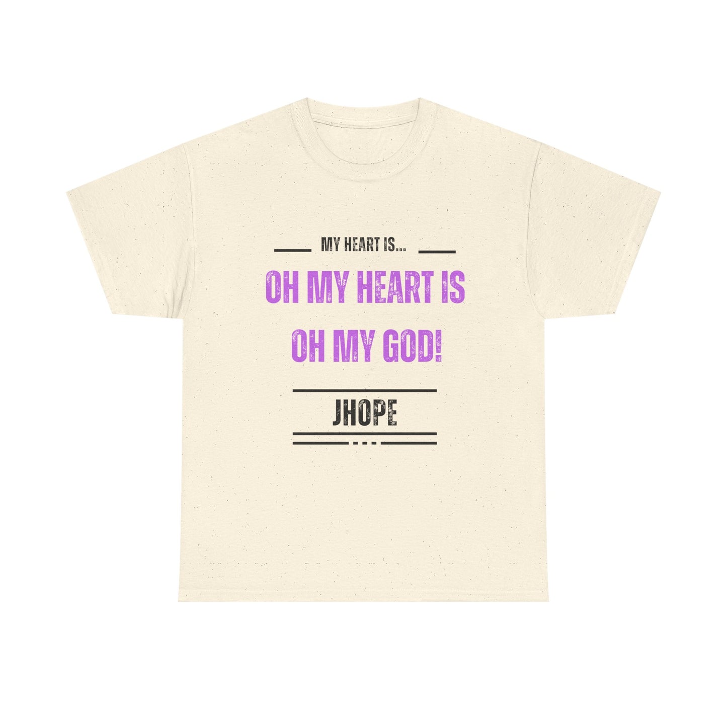 Graphic Tee — "Oh My Heart Is Oh My God!" J-Hope Fan Shirt