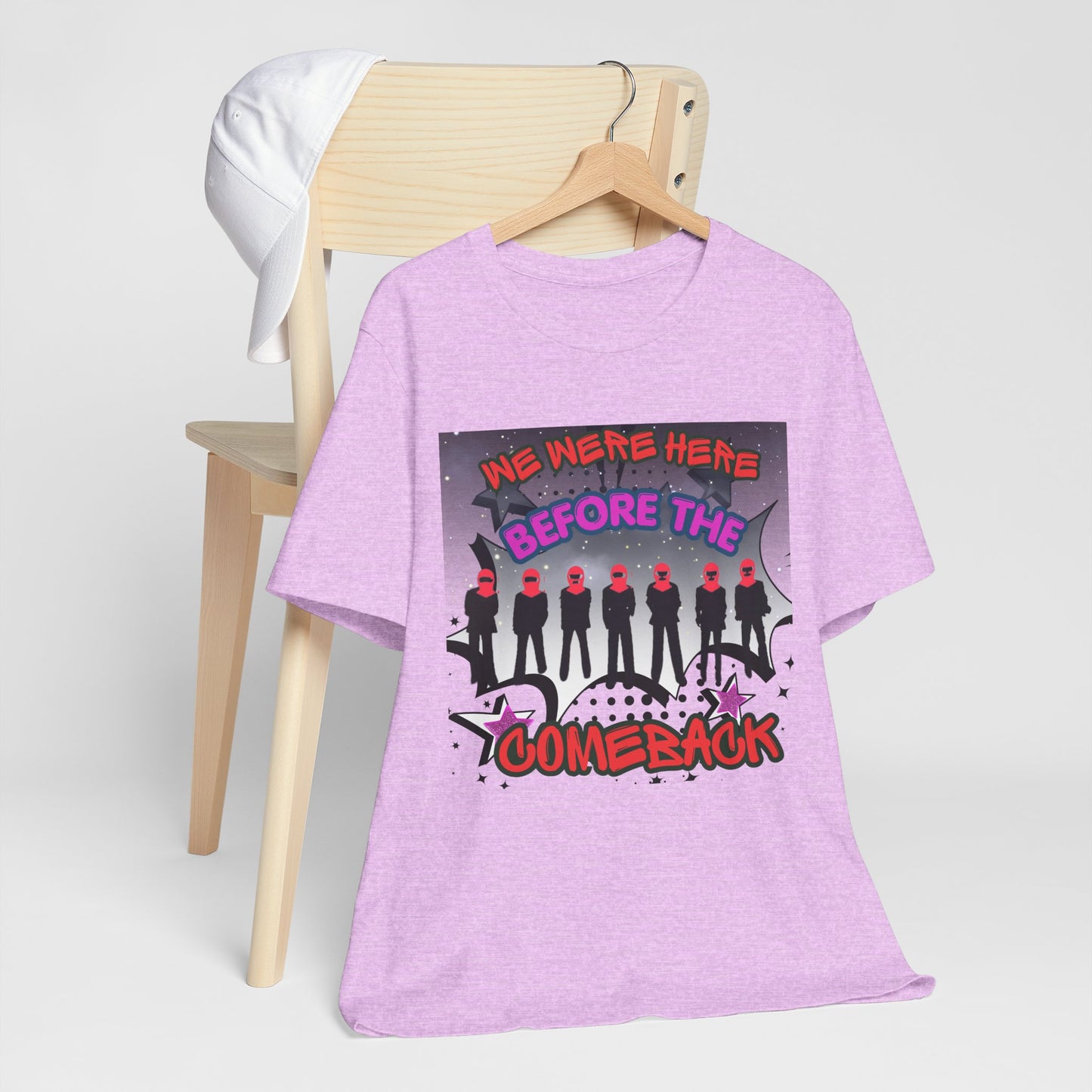 T‑Shirt — 'We Were Here Before the Comeback' Retro Pop Concert Tee