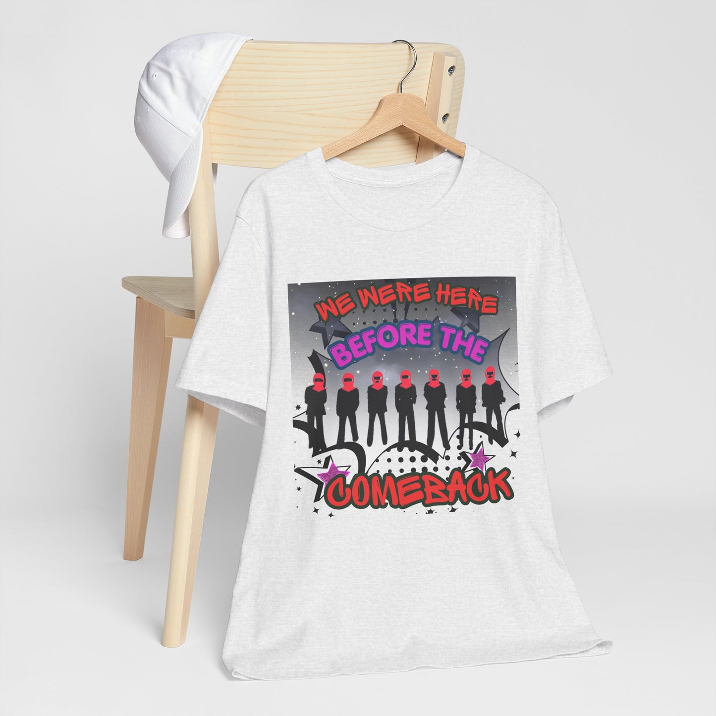 T‑Shirt — 'We Were Here Before the Comeback' Retro Pop Concert Tee