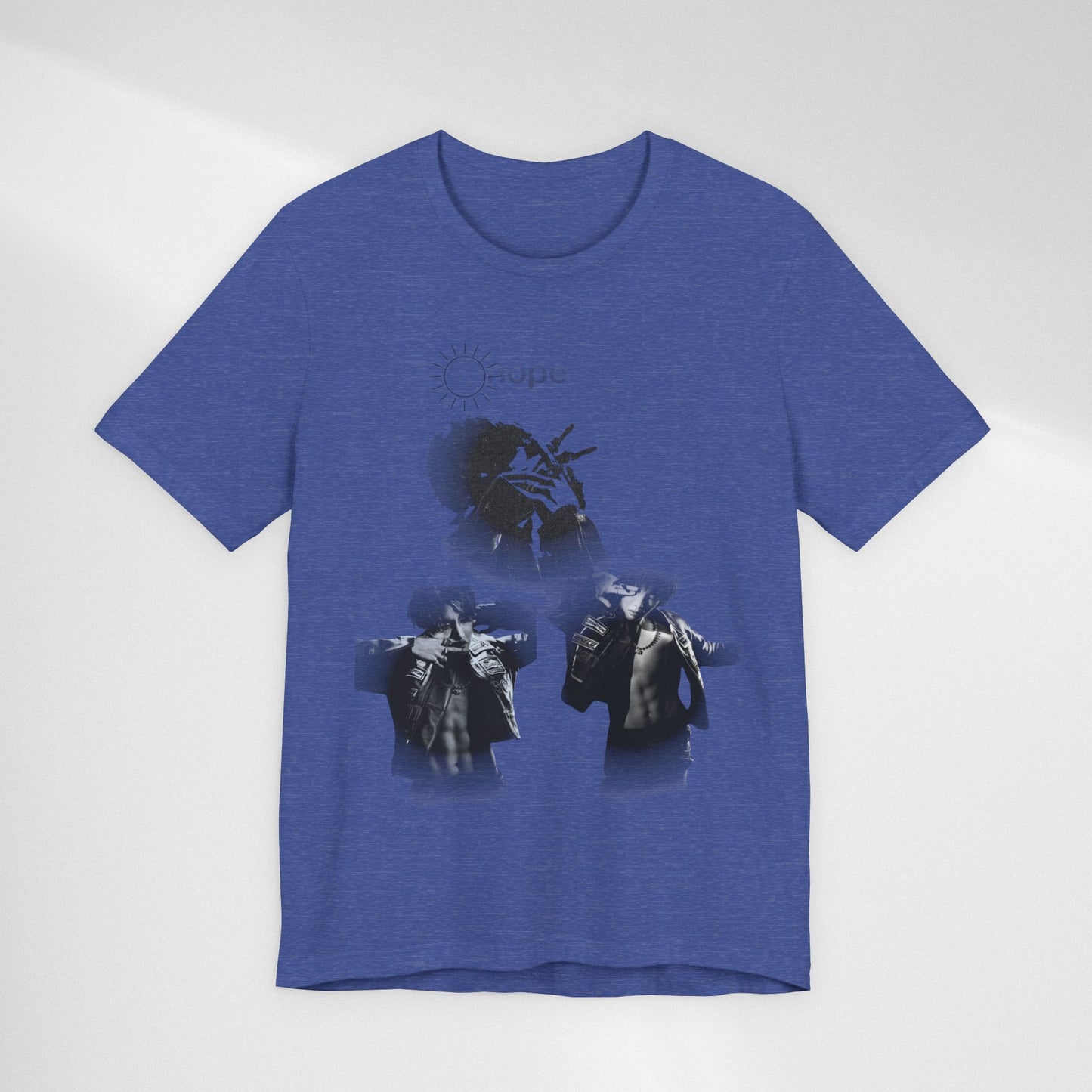 J hope Graphic Tee — Moody Monochrome Portraits
