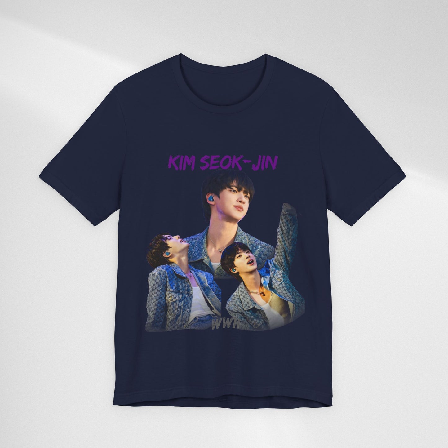 K-Pop Idol Photo Tee — 'Kim Seok-Jin' Graphic T-Shirt