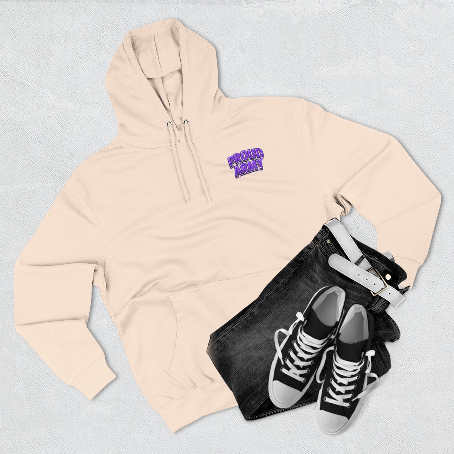 BTS Bangtan Photo-Panel Hoodie — 'Bangtan' 9-Eyes Graphic Fleece Hoodie