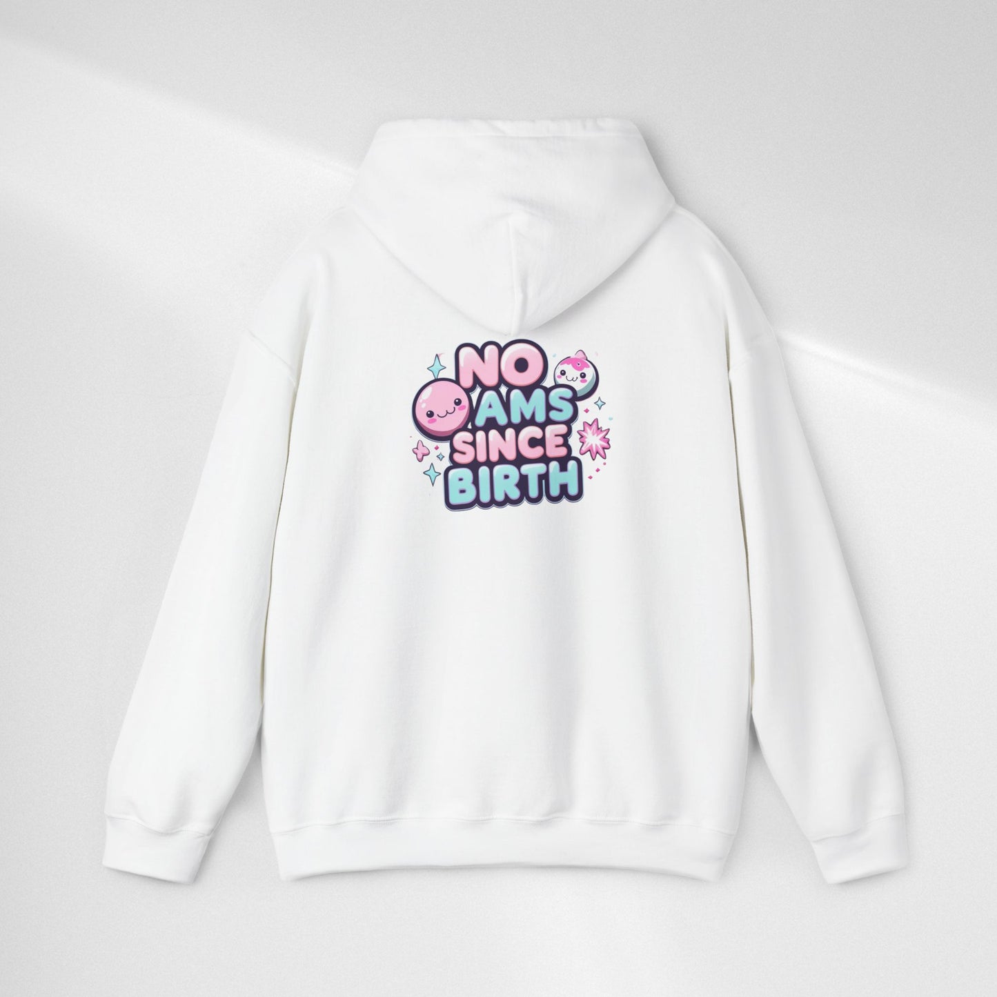 Hoodie — "No Jams Since Birth" Cute Kawaii Graphic Pullover