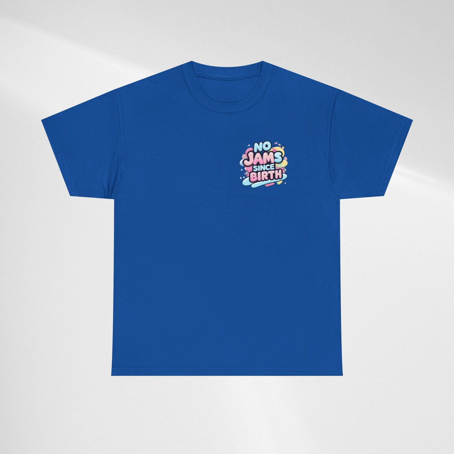 No Jams Since Birth T-Shirt — Cute Pastel Graphic Tee