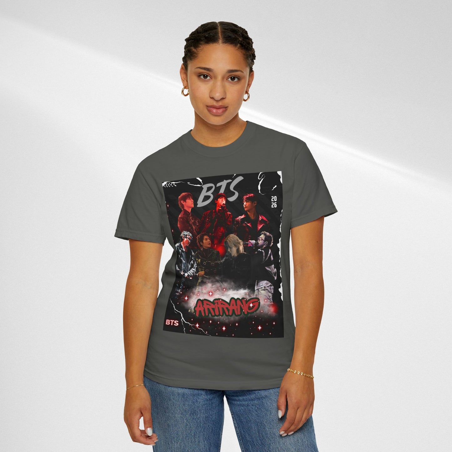 BTS ARIRANG Graphic T-Shirt — "Arirang" BTS Style Concert Tee