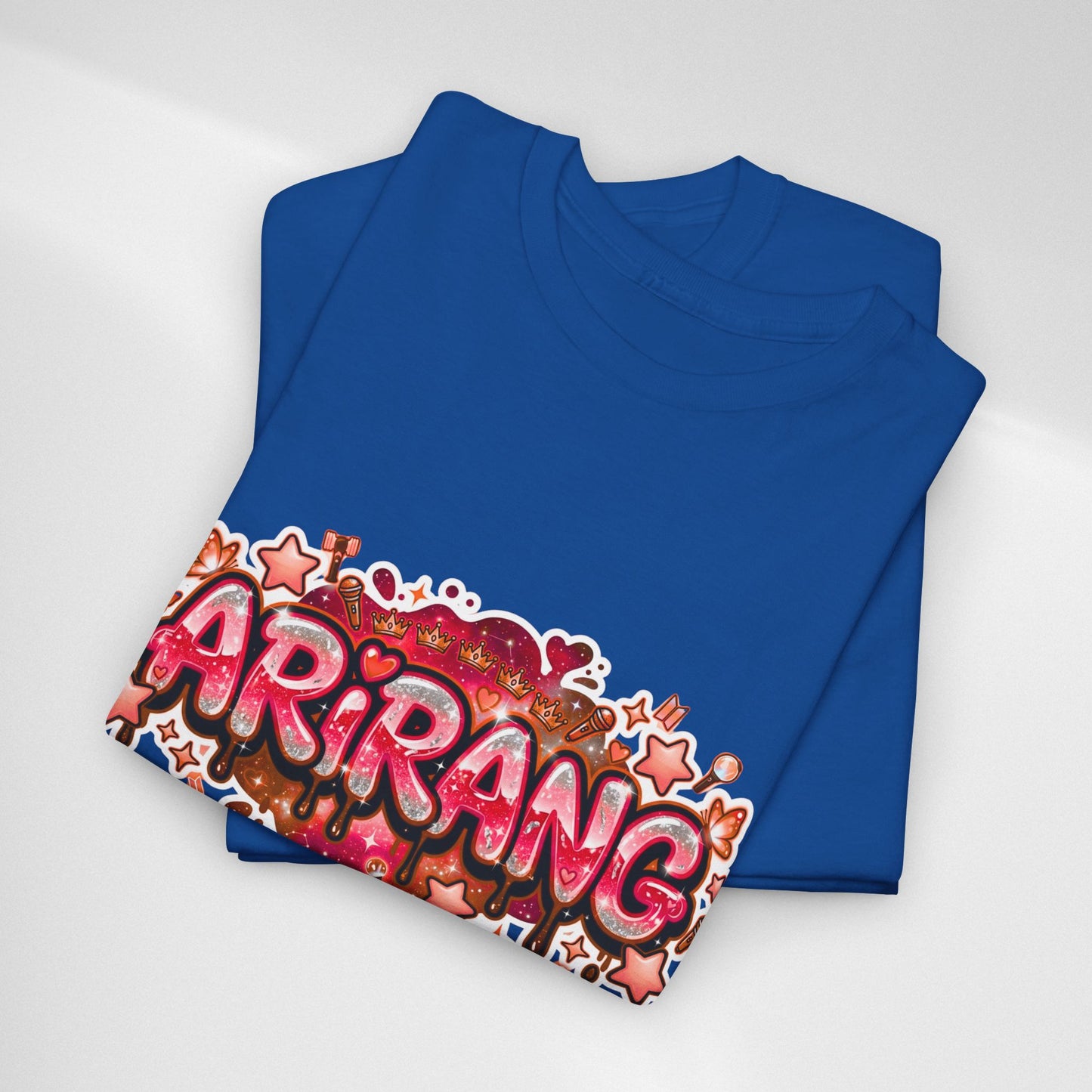 BTS Arirang Floral Graphic Tee - Korean Music Tribute Shirt