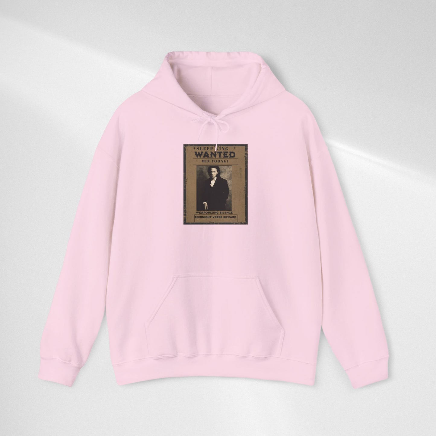 Suga Wanted Poster Hoodie — Vintage 'Wanted' Photo Sweatshirt