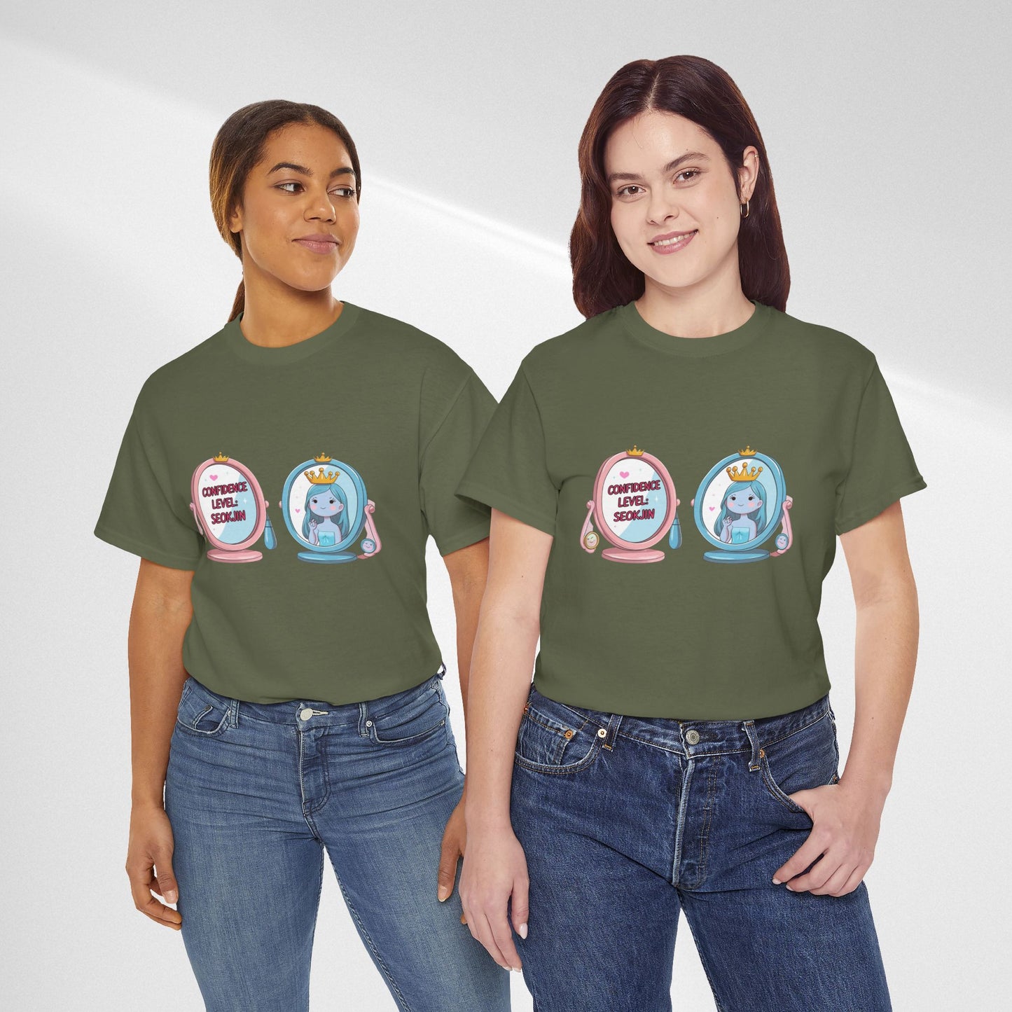 BTS Jin Confidence Level T-Shirt — Seokjin Fan Tee