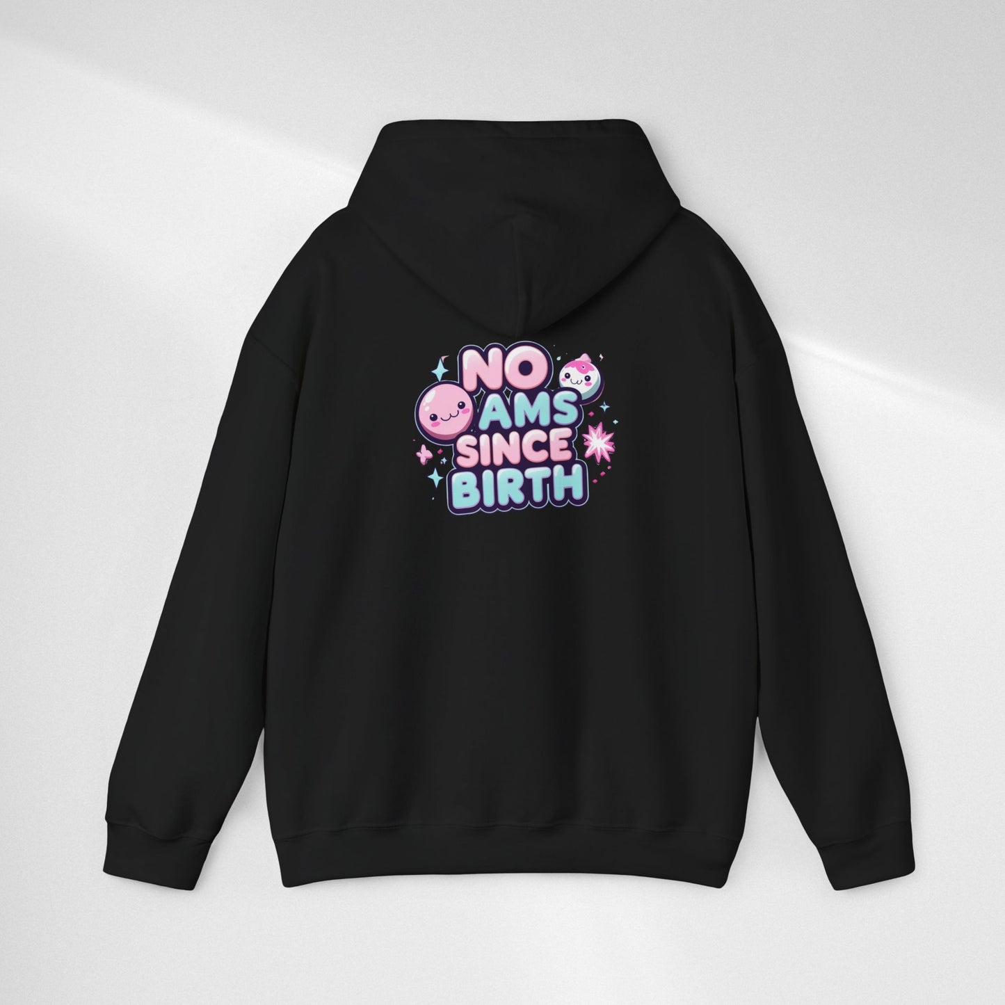 Hoodie — "No Jams Since Birth" Cute Kawaii Graphic Pullover