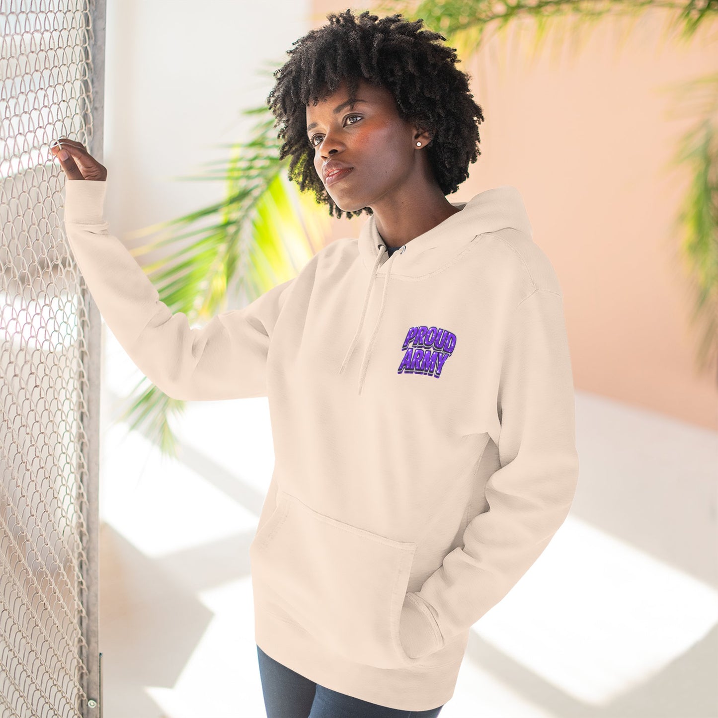 BTS Bangtan Photo-Panel Hoodie — 'Bangtan' 9-Eyes Graphic Fleece Hoodie