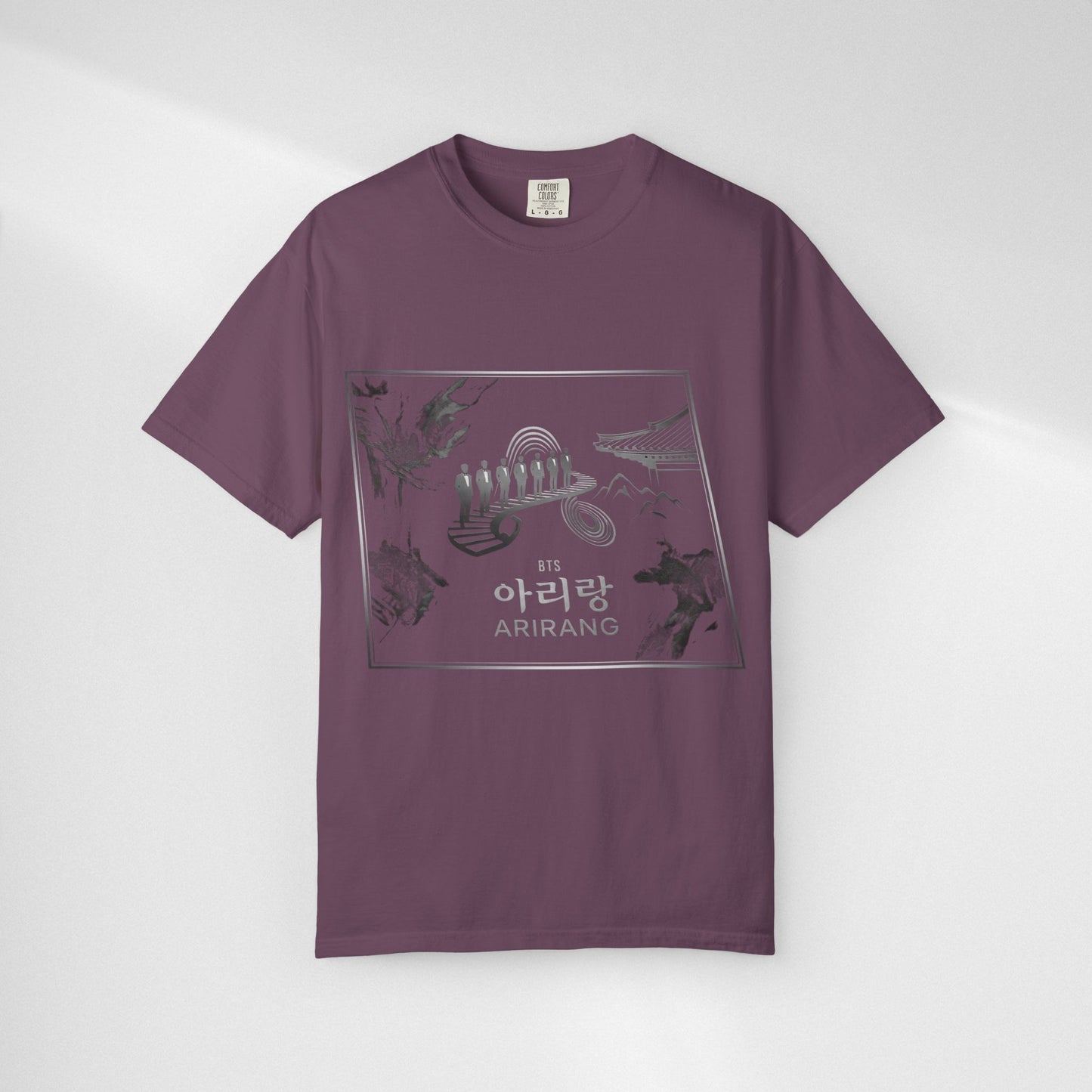 BTS Arirang Graphic T-Shirt — Korean Folklore Illustration Tee