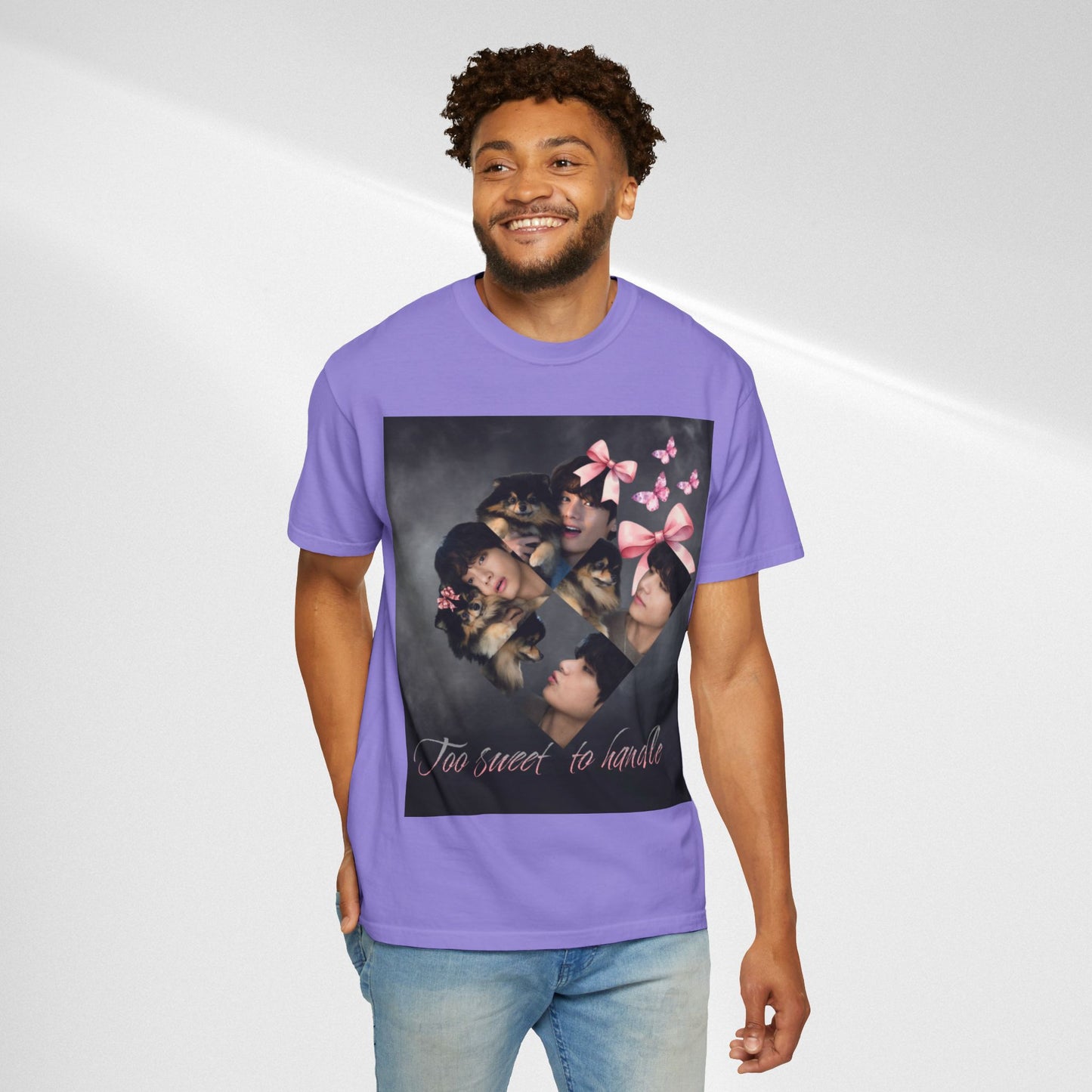 V Too Sweet to Handle T-Shirt — Cute Vintage Photo Collage Tee