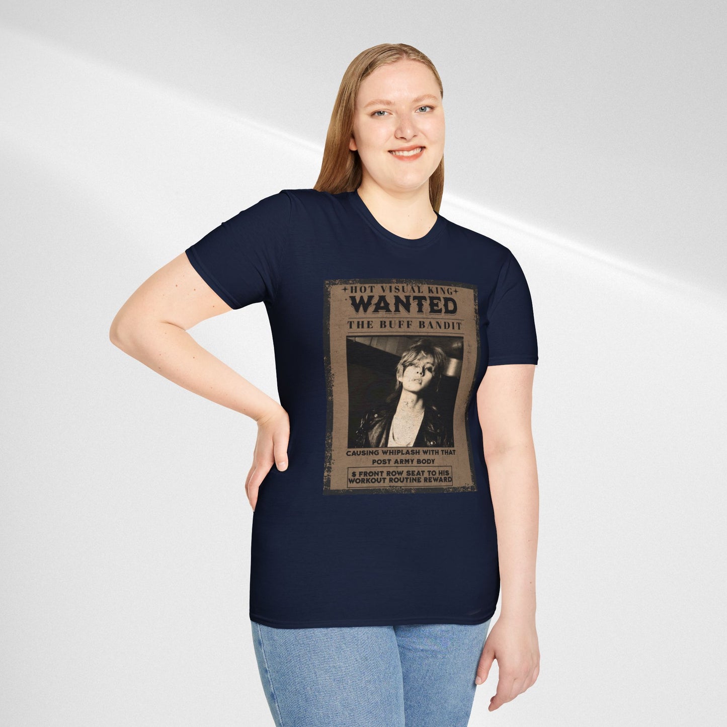 Wanted V Poster Graphic T-Shirt — "The Ruff Bandit" Vintage Western Mugshot Tee
