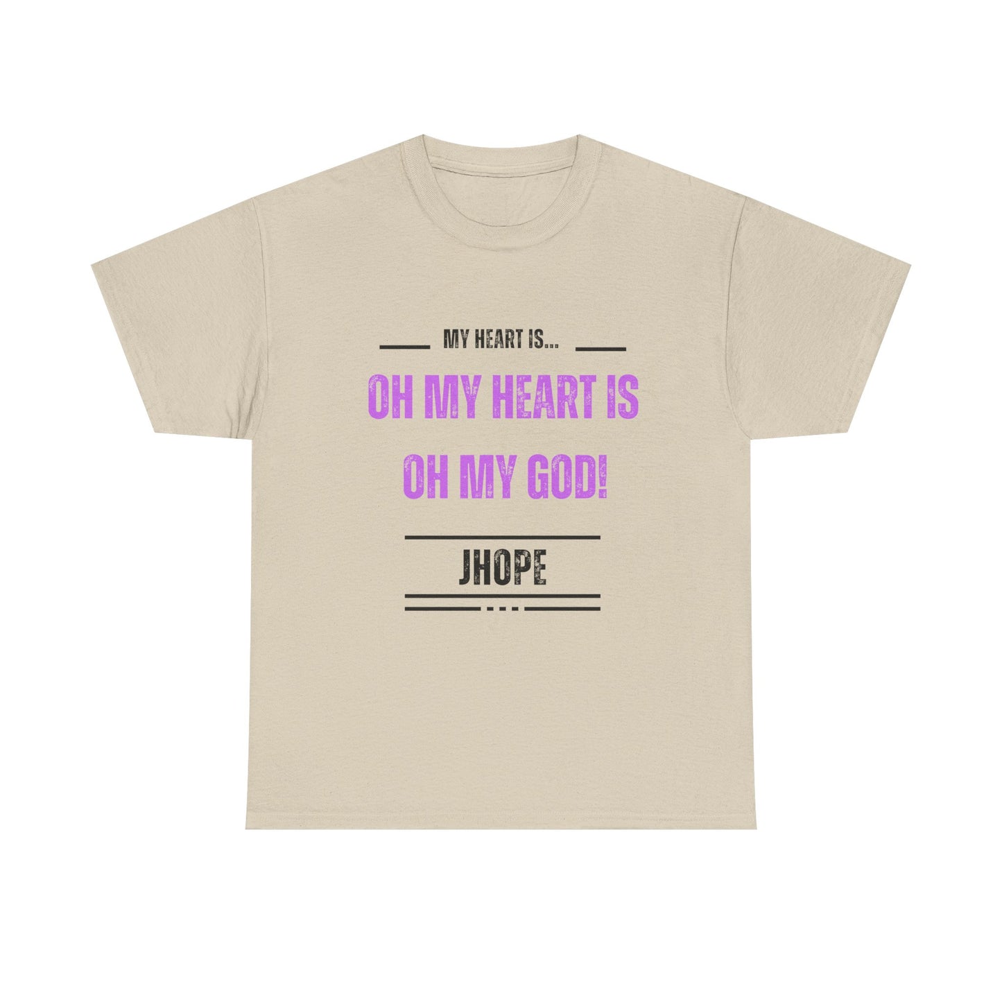 Graphic Tee — "Oh My Heart Is Oh My God!" J-Hope Fan Shirt