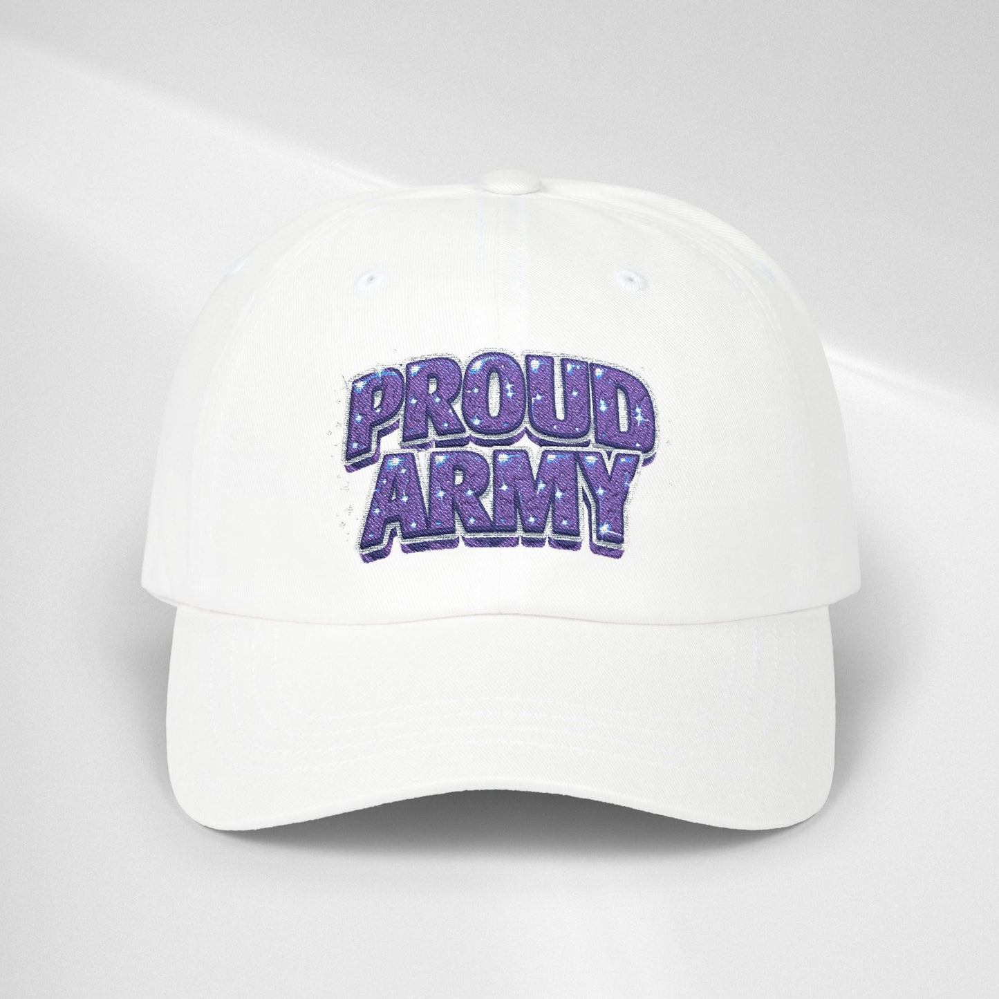 Dad Cap — "Proud Army" Embroidered Baseball Hat