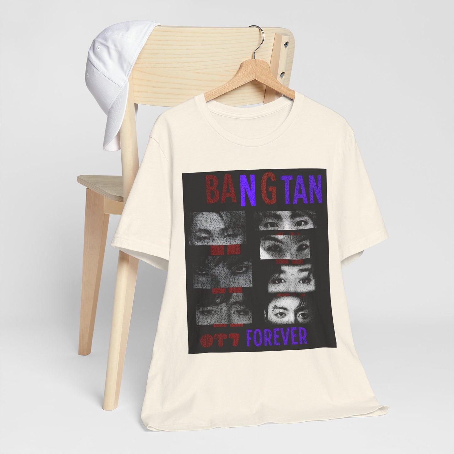 Bangtan Forever BTS Eyes Graphic Tee – K‑Pop Fan Shirt