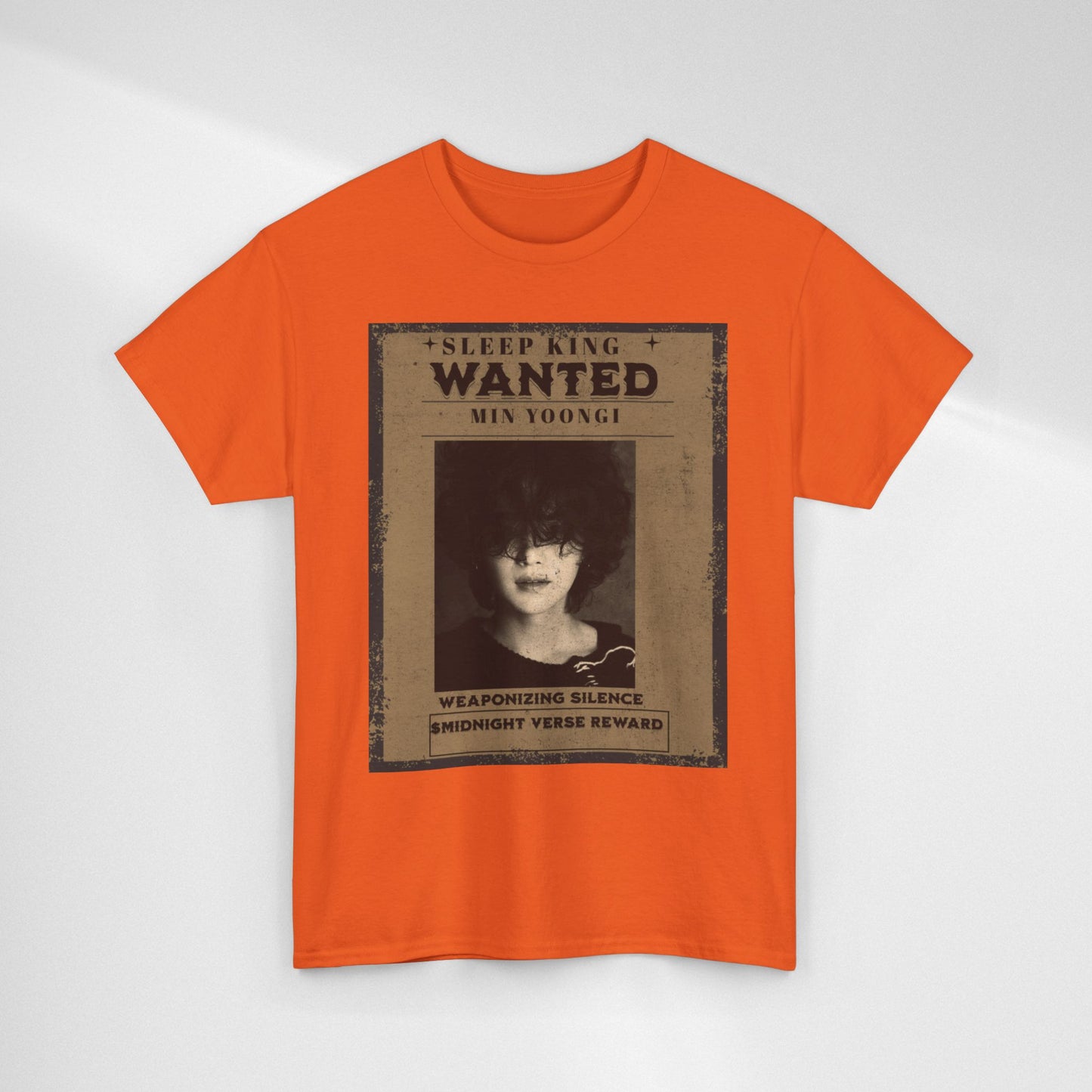Suga Vintage “Sleeping Wanted” Retro Poster T-Shirt