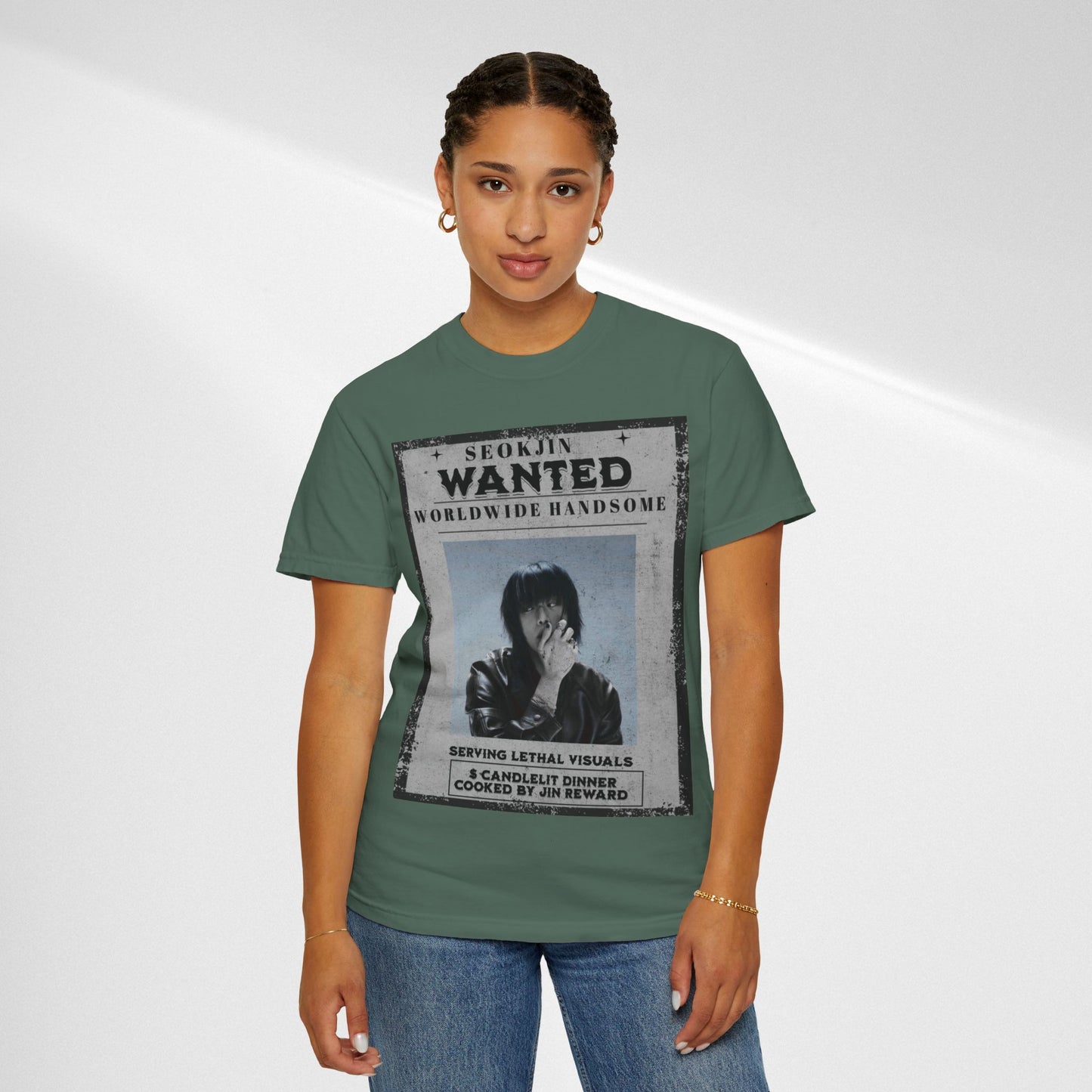 Seokjin "Wanted: Worldwide Handsome" Graphic T-Shirt