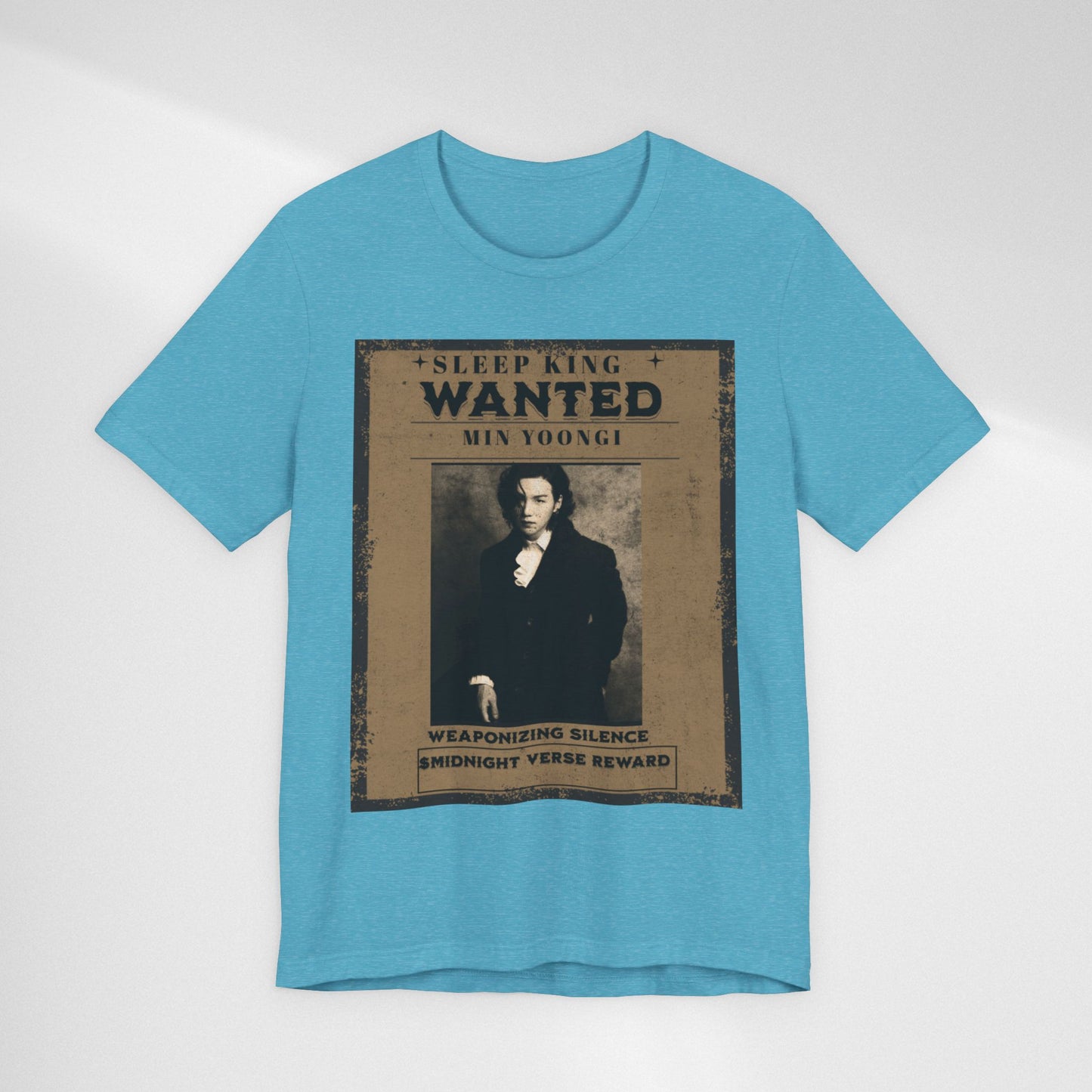 Sleep King Wanted Tee — Vintage 'Min Yoongi' Poster Shirt