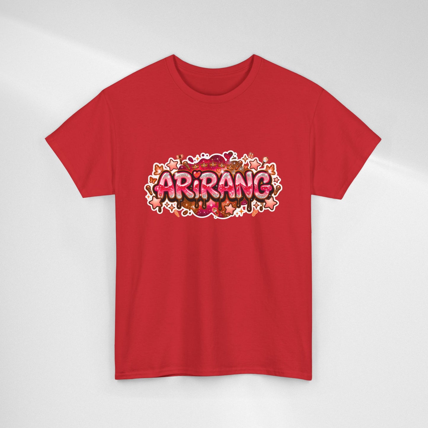 BTS Arirang Floral Graphic Tee - Korean Music Tribute Shirt